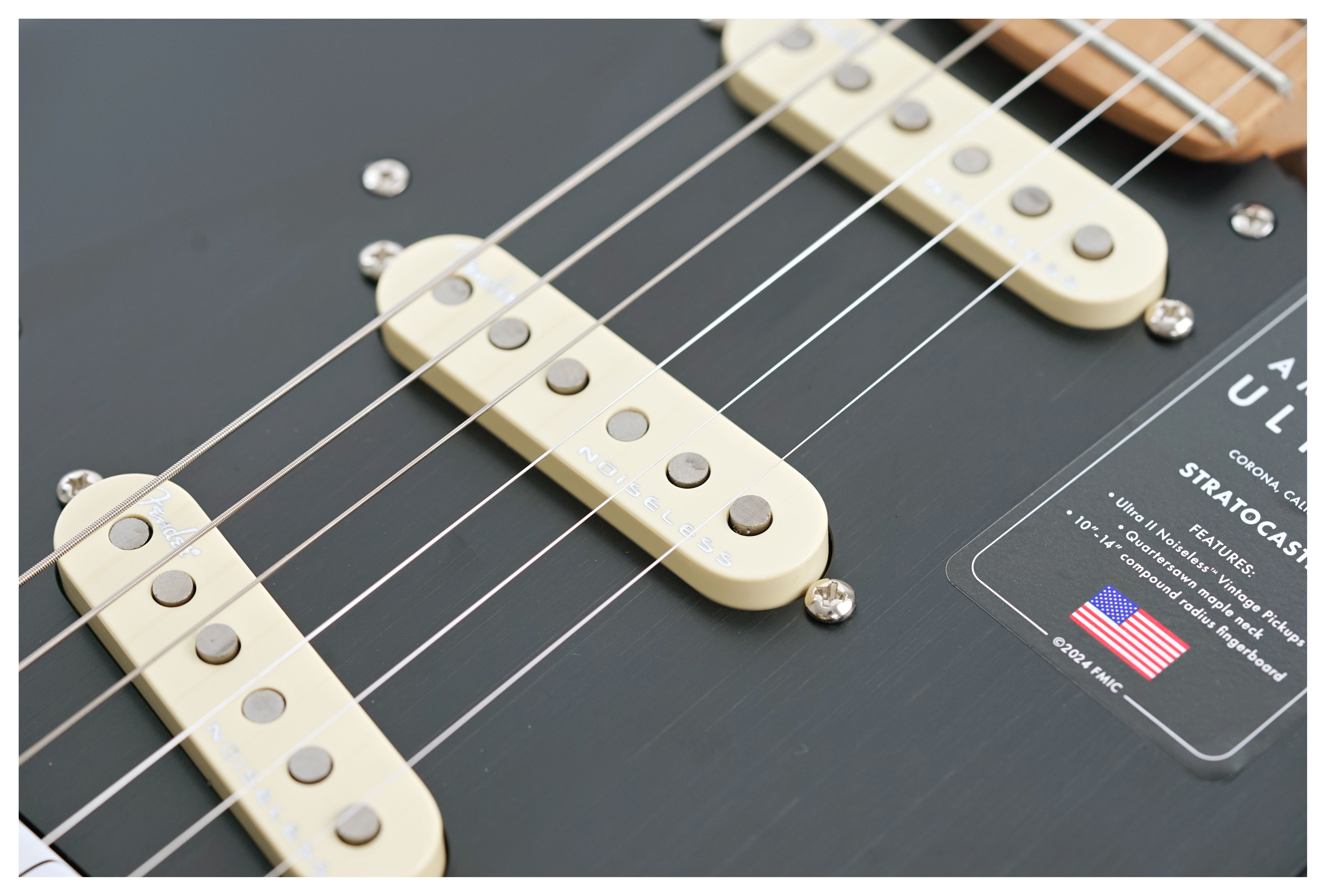 GUITARGUITAR Fender guitarguitar Exclusive Ultra II Stratocaster Roasted Maple Fingerboard Black