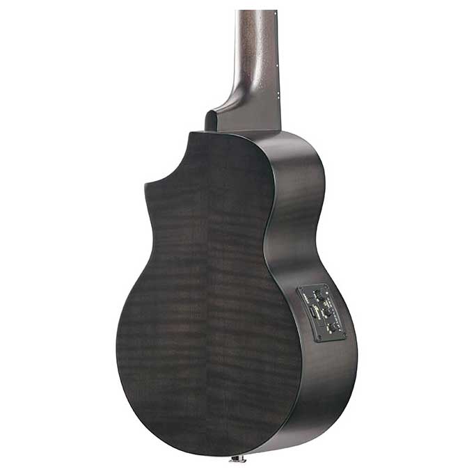 GUITARGUITAR Ibanez UEW12E EW Tenor Ukulele Black Ice Flat