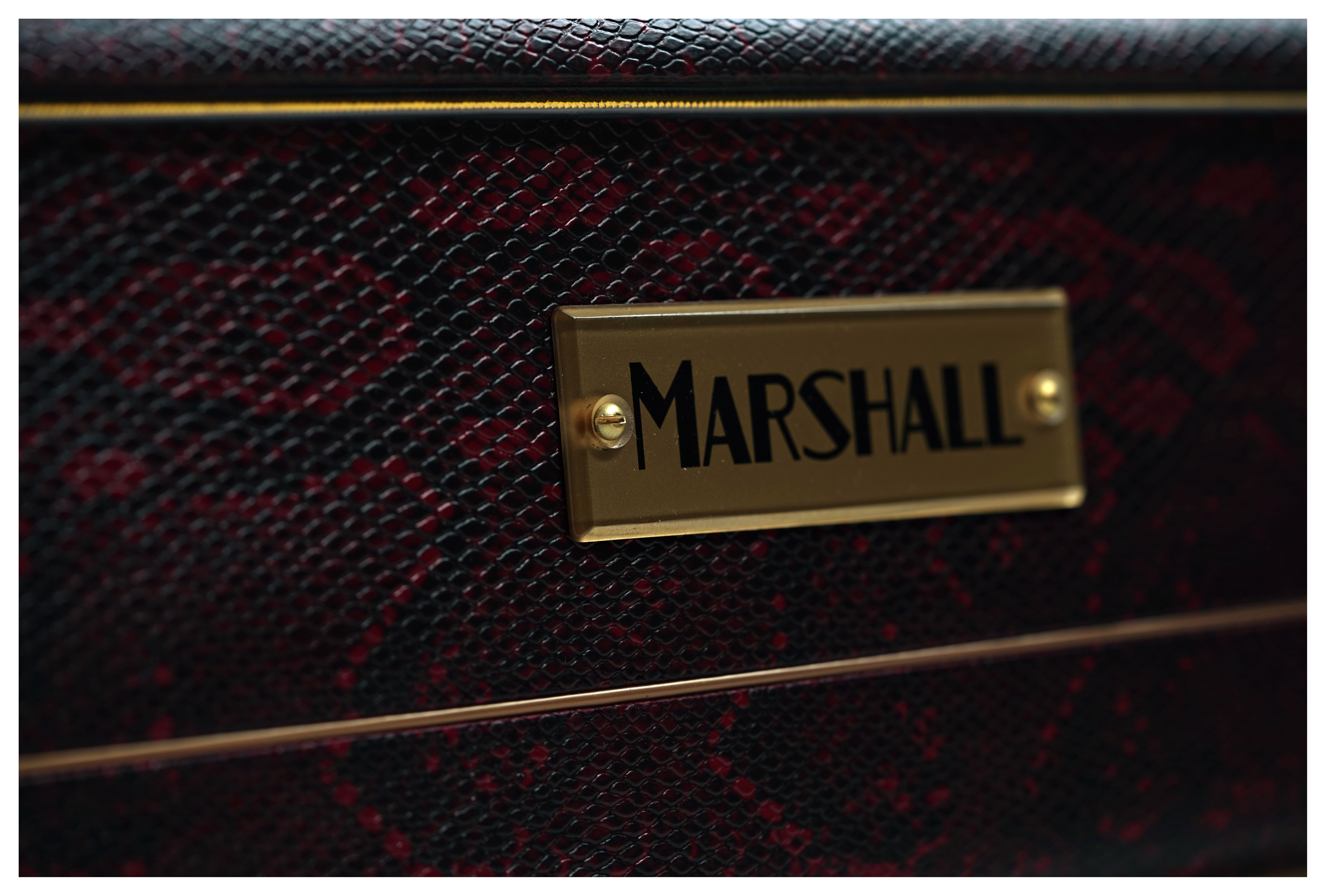 GUITARGUITAR Marshall Design Store SV20H Studio Vintage Valve Amp Head Burgundy Snakeskin