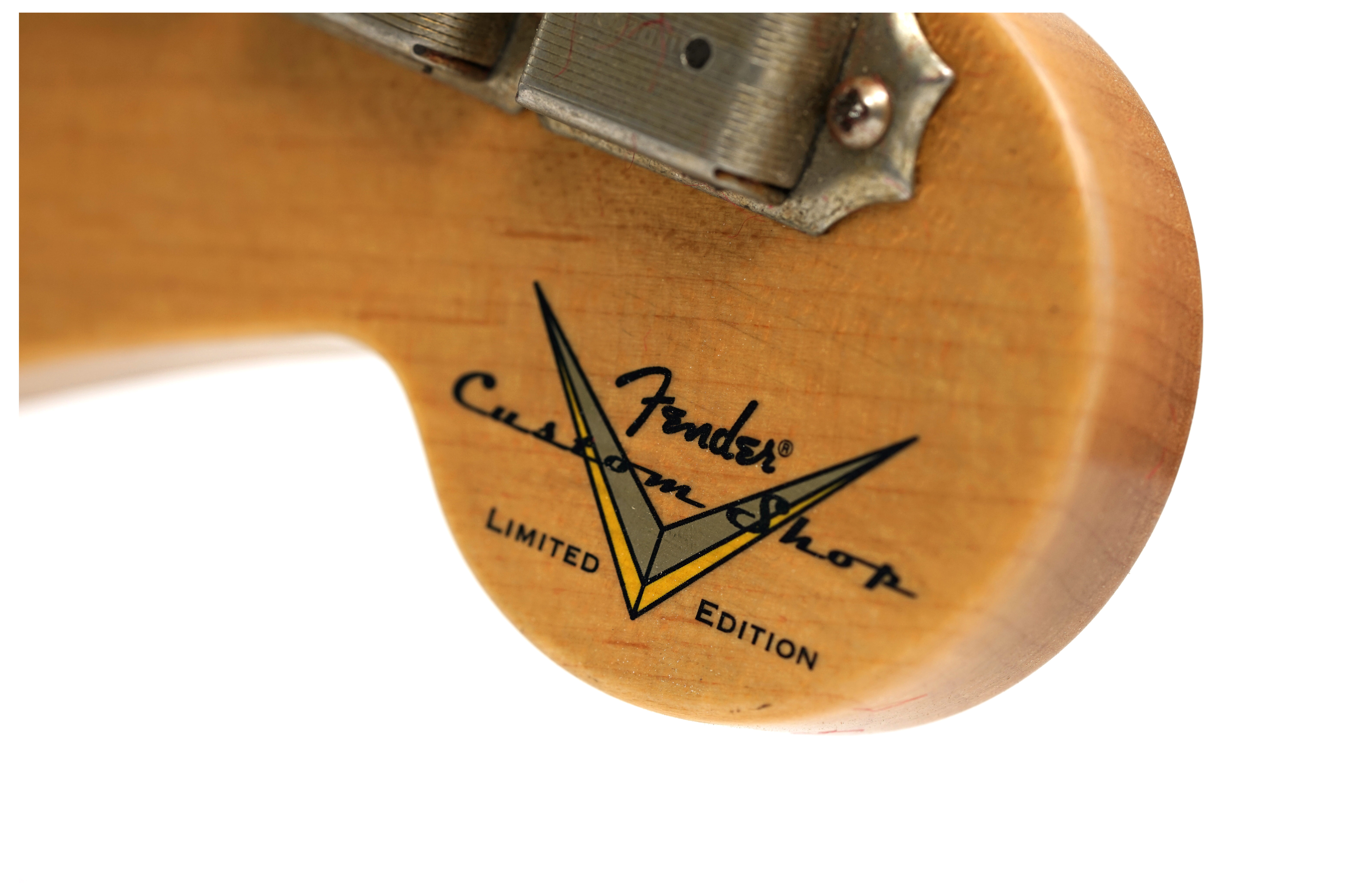 GUITARGUITAR Fender Custom Shop 1954 Stratocaster Journeyman Relic Wide 2 Tone Sunburst Left Handed