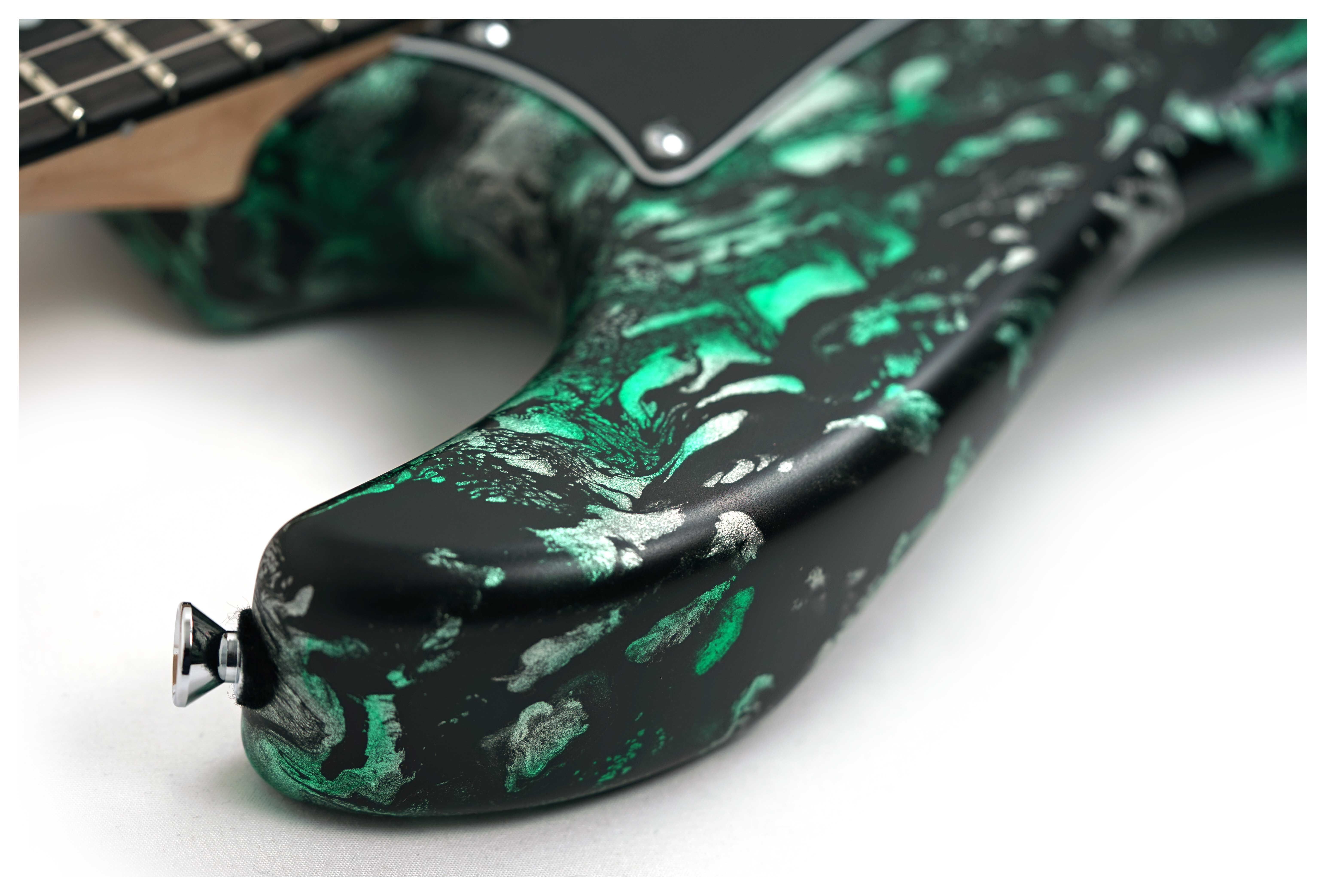GUITARGUITAR Tyler Studio Elite HDX Black and Green Schmear #25781