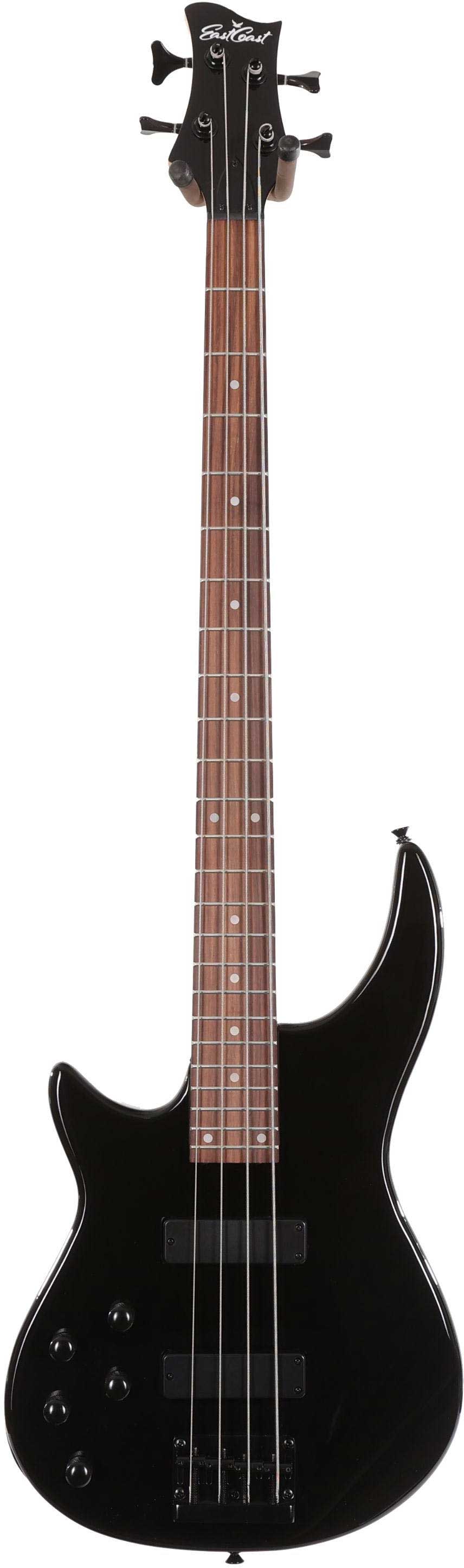 GUITARGUITAR EastCoast MB4-BK-LH Bass Black Rosewood Fingerboard Left Handed