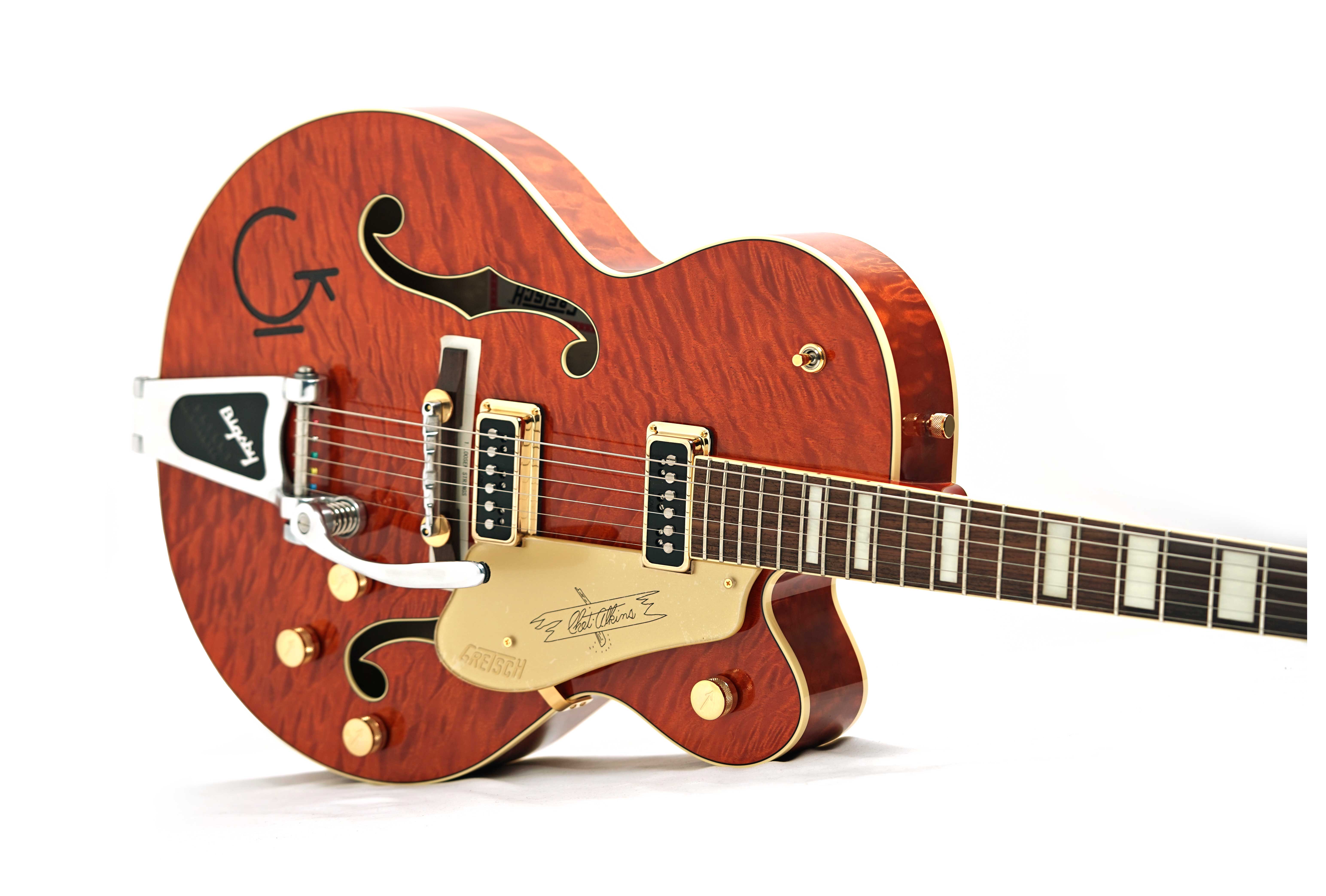 GUITARGUITAR Gretsch G6120TGQM-56 Limited Edition Chet Round Up Orange #JT23103897