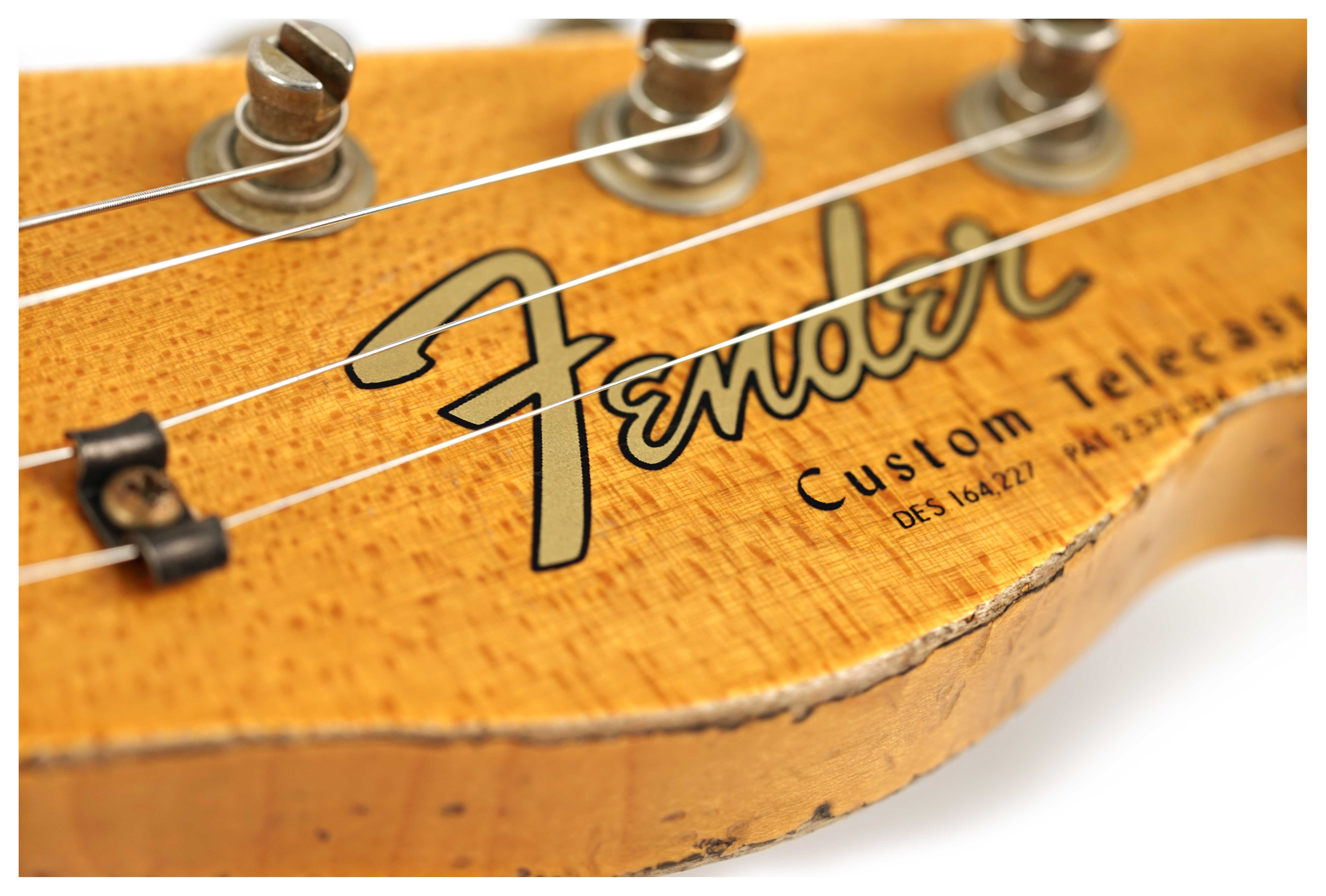 GUITARGUITAR Fender Custom Shop 1965 Telecaster Custom Heavy Relic Dakota Red Maple Fingerboard