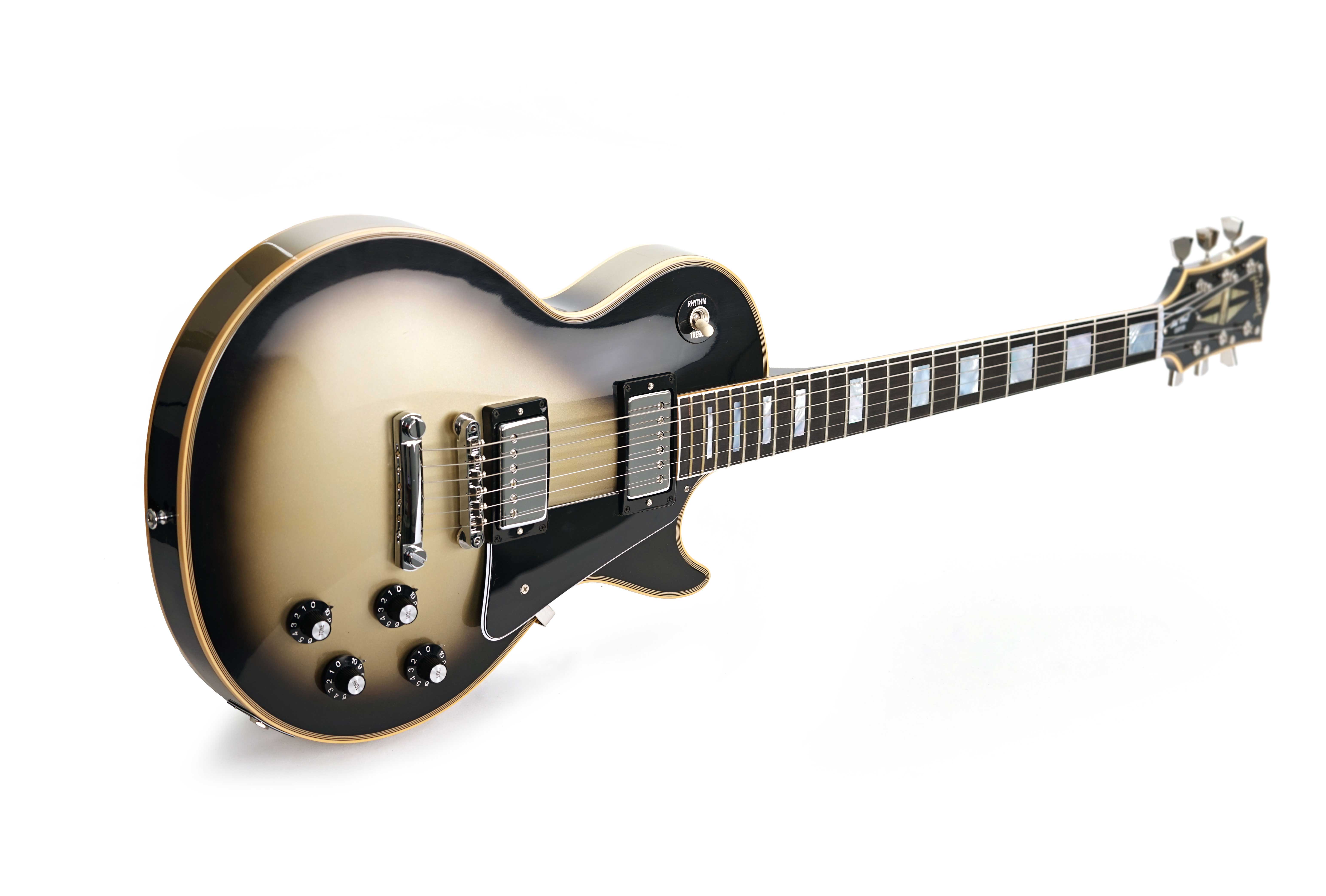 GUITARGUITAR Gibson Custom Shop Made 2 Measure 1968 Les Paul Custom Silverburst VOS Chrome Hardware #502338