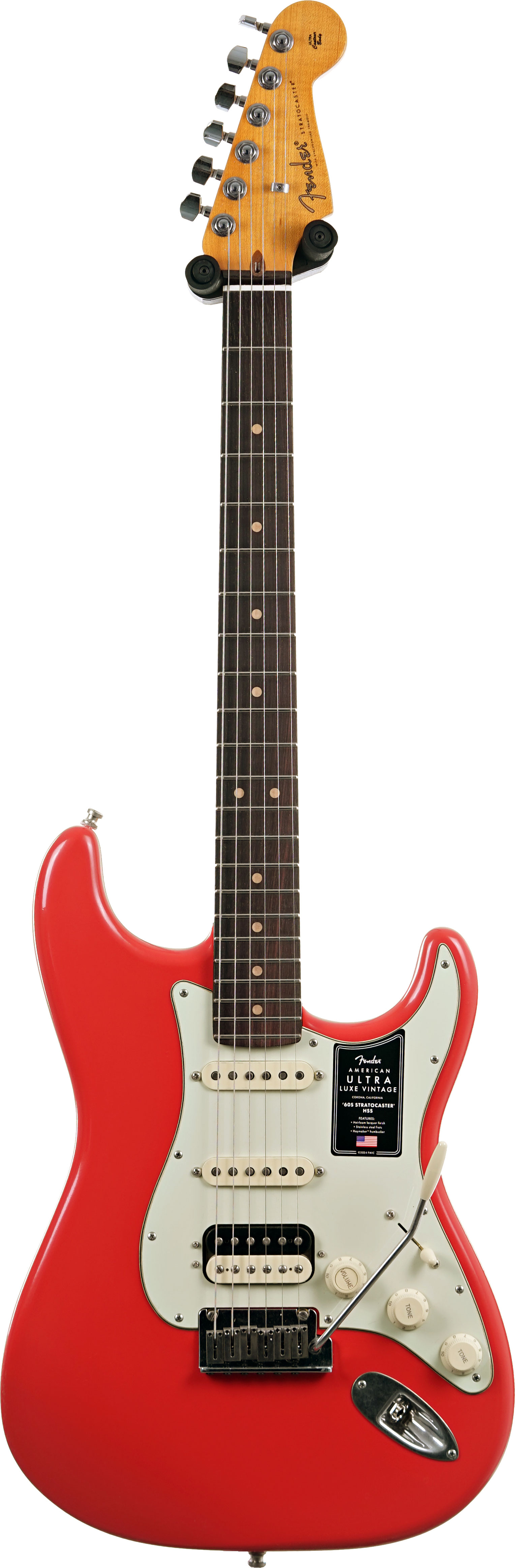 GUITARGUITAR Fender American Ultra Luxe Vintage 60s Stratocaster HSS Fiesta Red #US25034389