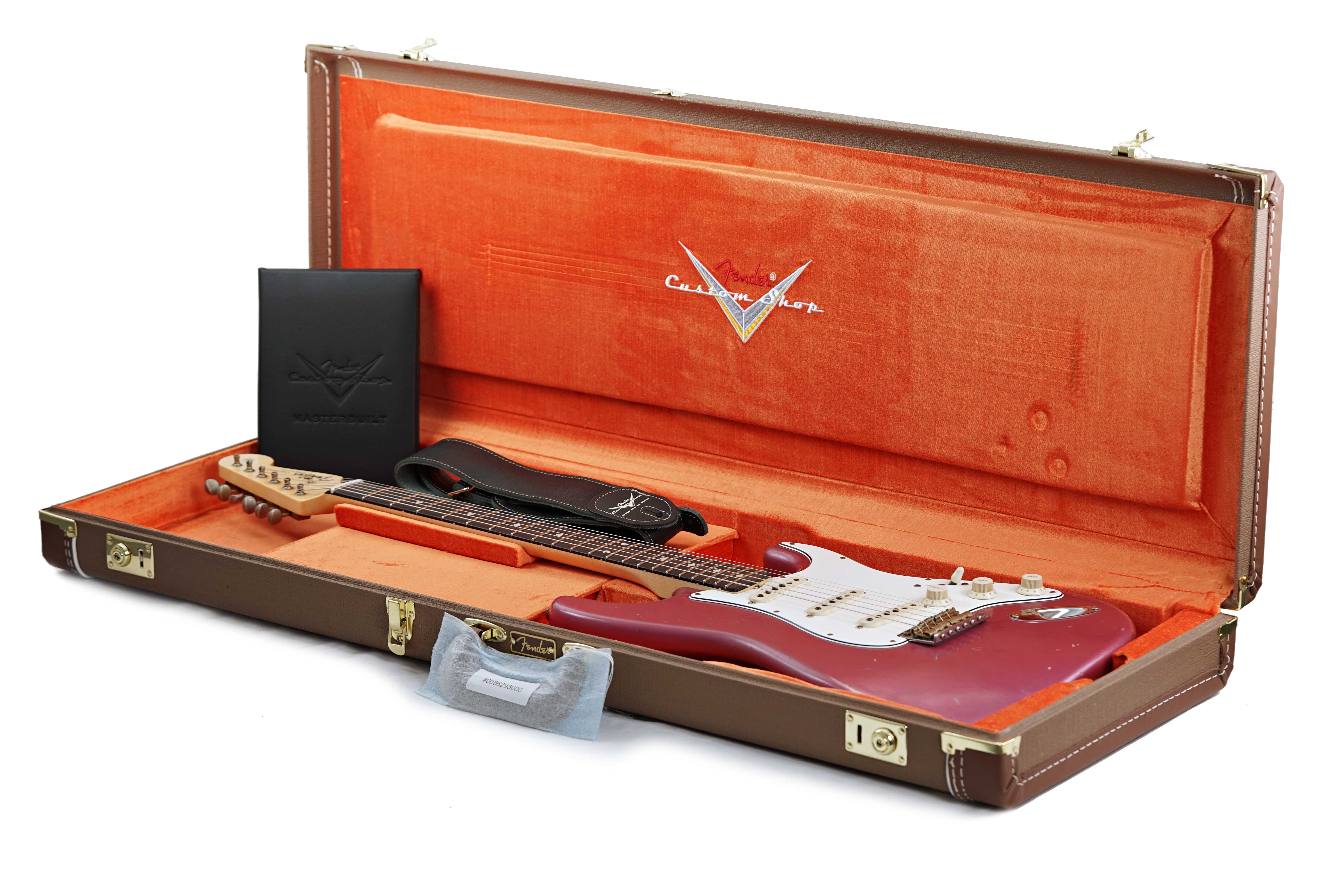 GUITARGUITAR Fender Custom Shop 1962 Stratocaster Journeyman Relic Burgundy Mist Masterbuilt by Austin MacNutt