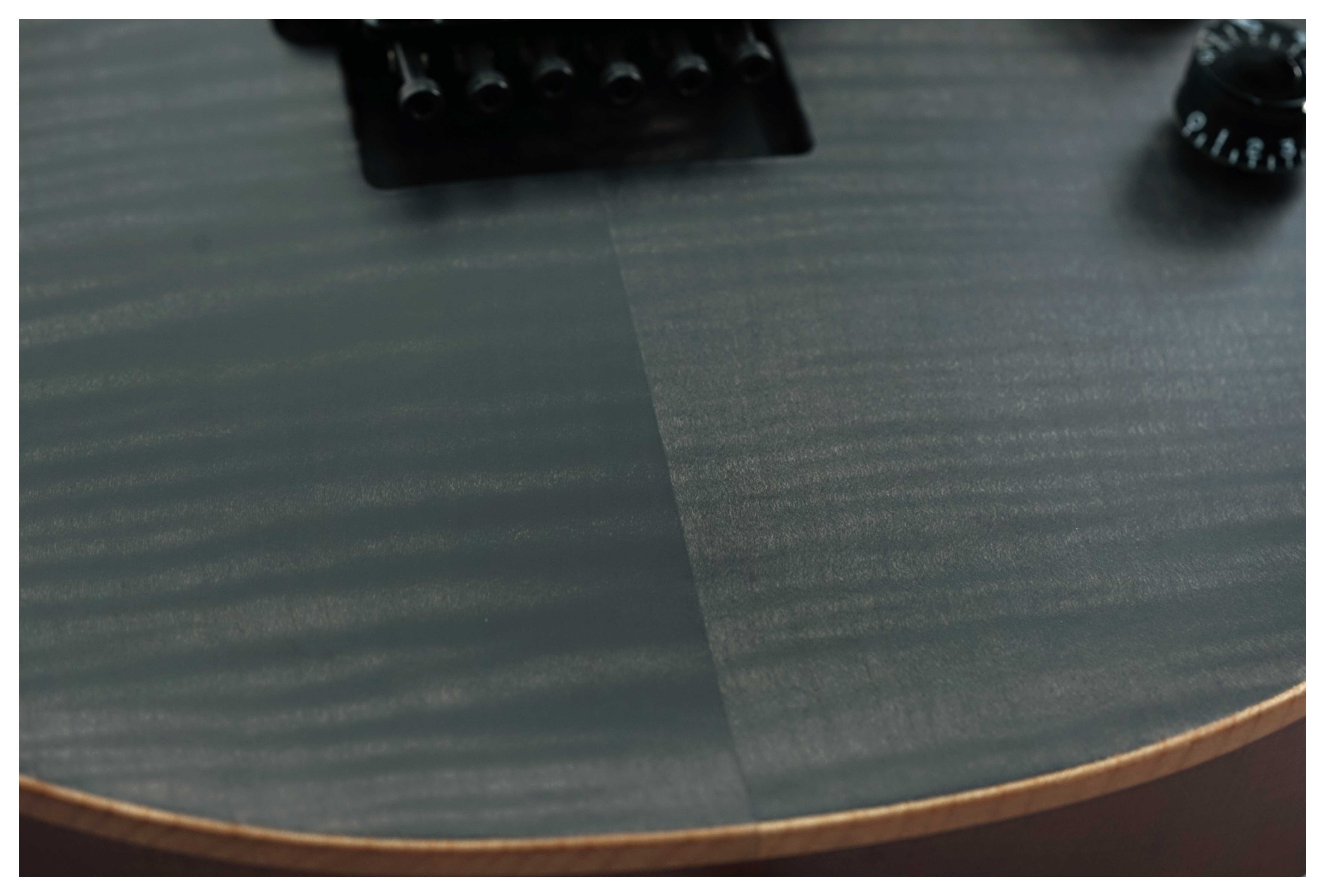 GUITARGUITAR ESP USA Eclipse Flame Maple EMG FR Black Natural Fade Satin (Ex-Demo) #US24302