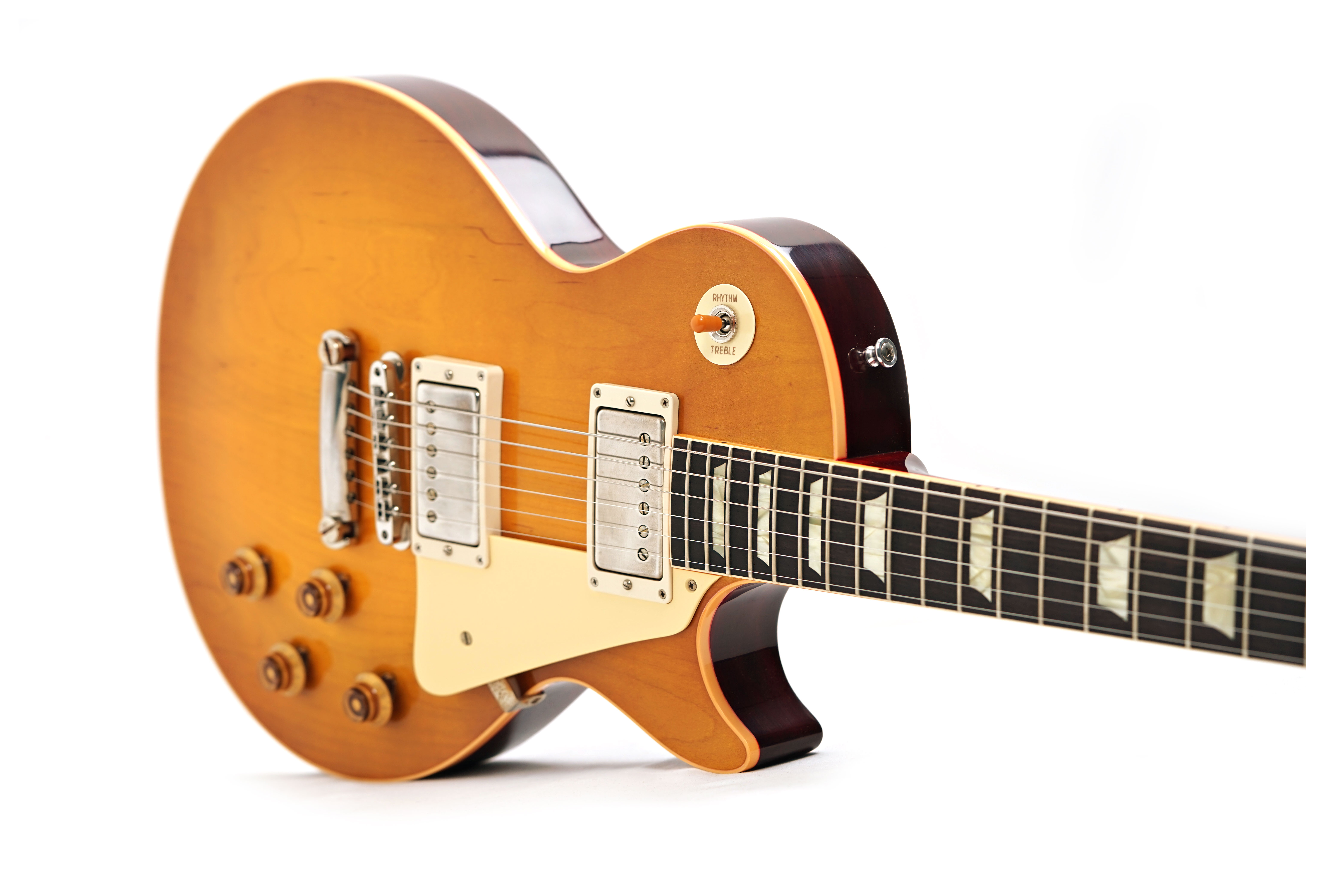 GUITARGUITAR Gibson Custom Shop 1958 Les Paul Standard Reissue Lemon Burst VOS #85356