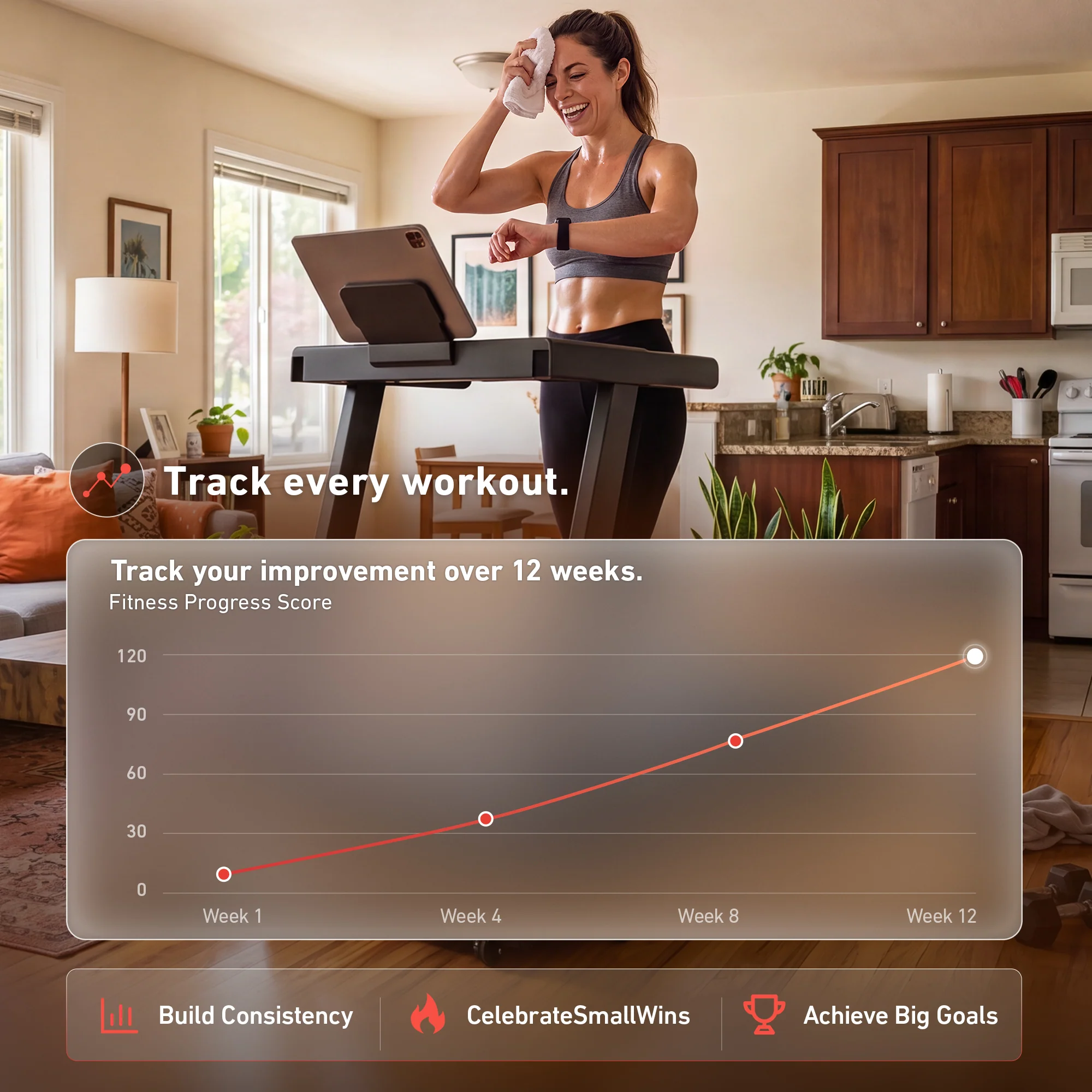 DeerRun A1 Pro Smart Foldable Treadmill with AI Coach
