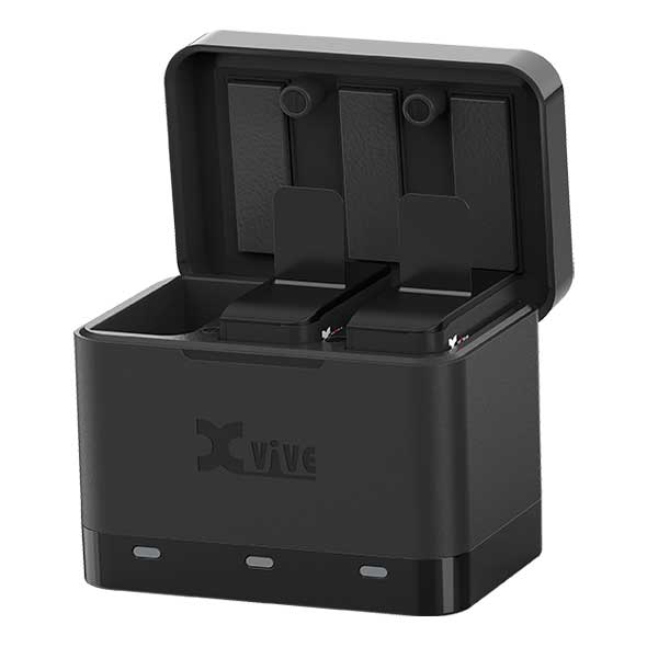 GUITARGUITAR XVive U5C Battery Charger and Three U5B Batteries for Xvive U5