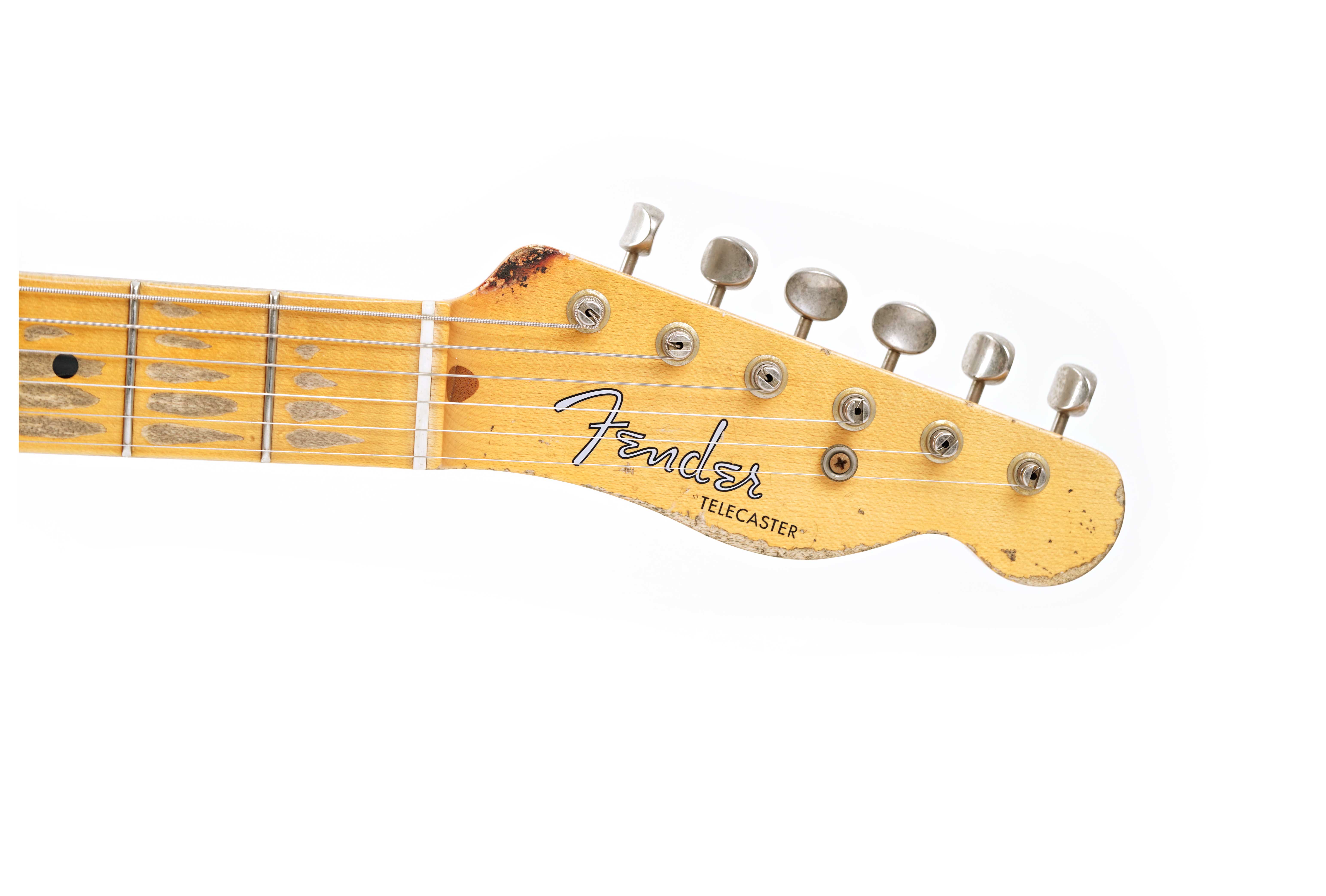 GUITARGUITAR Fender Custom Shop 52 Telecaster Heavy Relic Aged Natural Maple Fingerboard Master Built by Ron Thorn #R124045