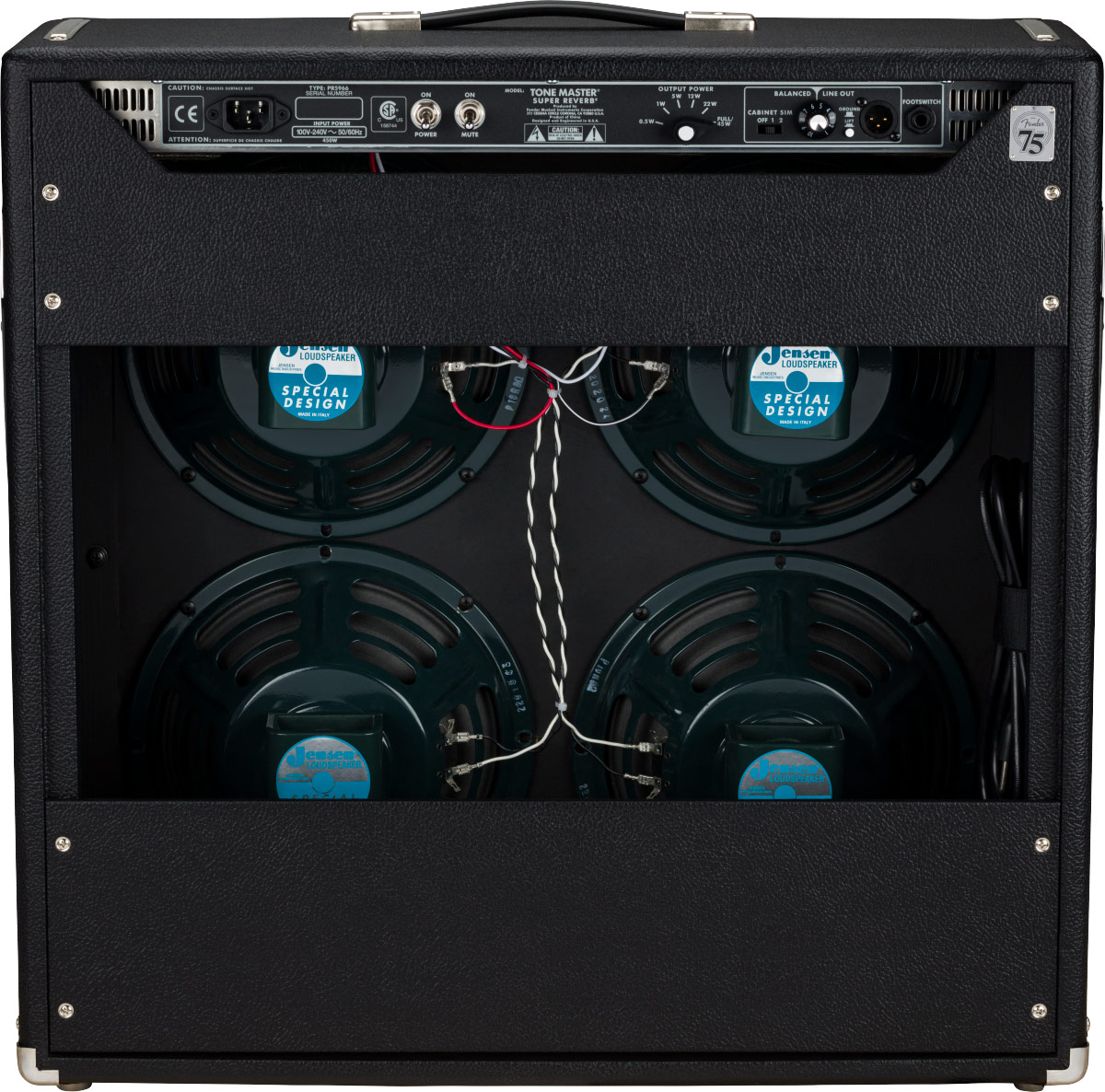 GUITARGUITAR Fender Tone Master Super Reverb 4x10 Combo Solid State Amp