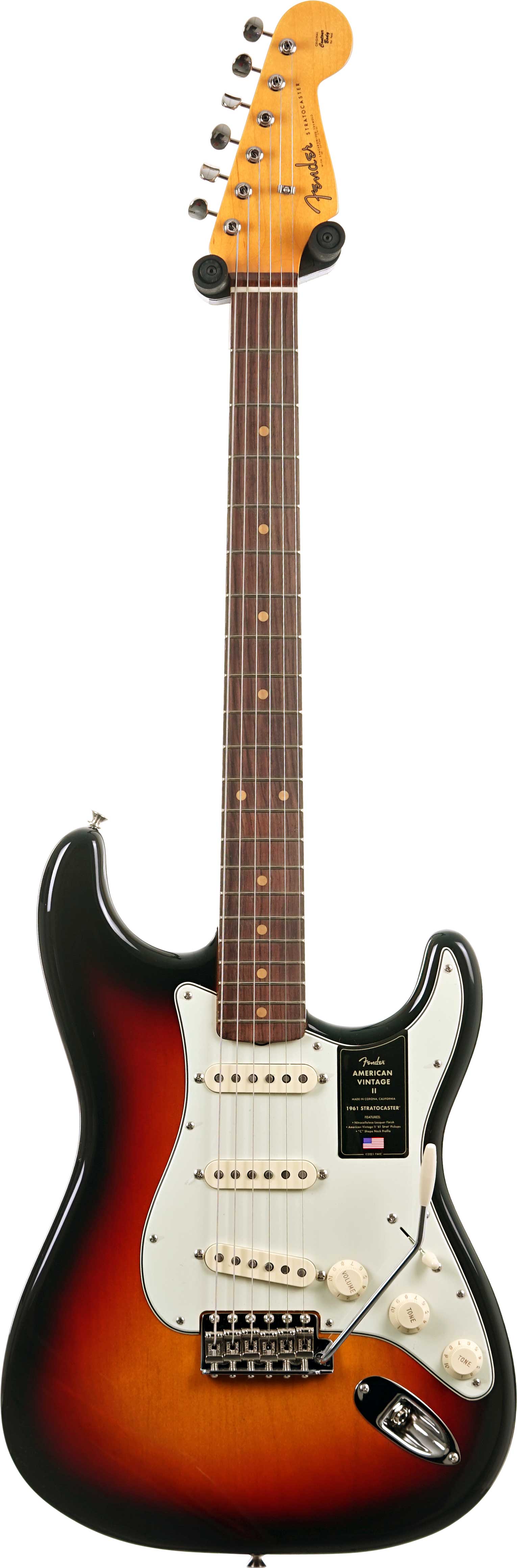 GUITARGUITAR Fender American Vintage II 61 Stratocaster Rosewood Fingerboard 3 Colour Sunburst #V2562846