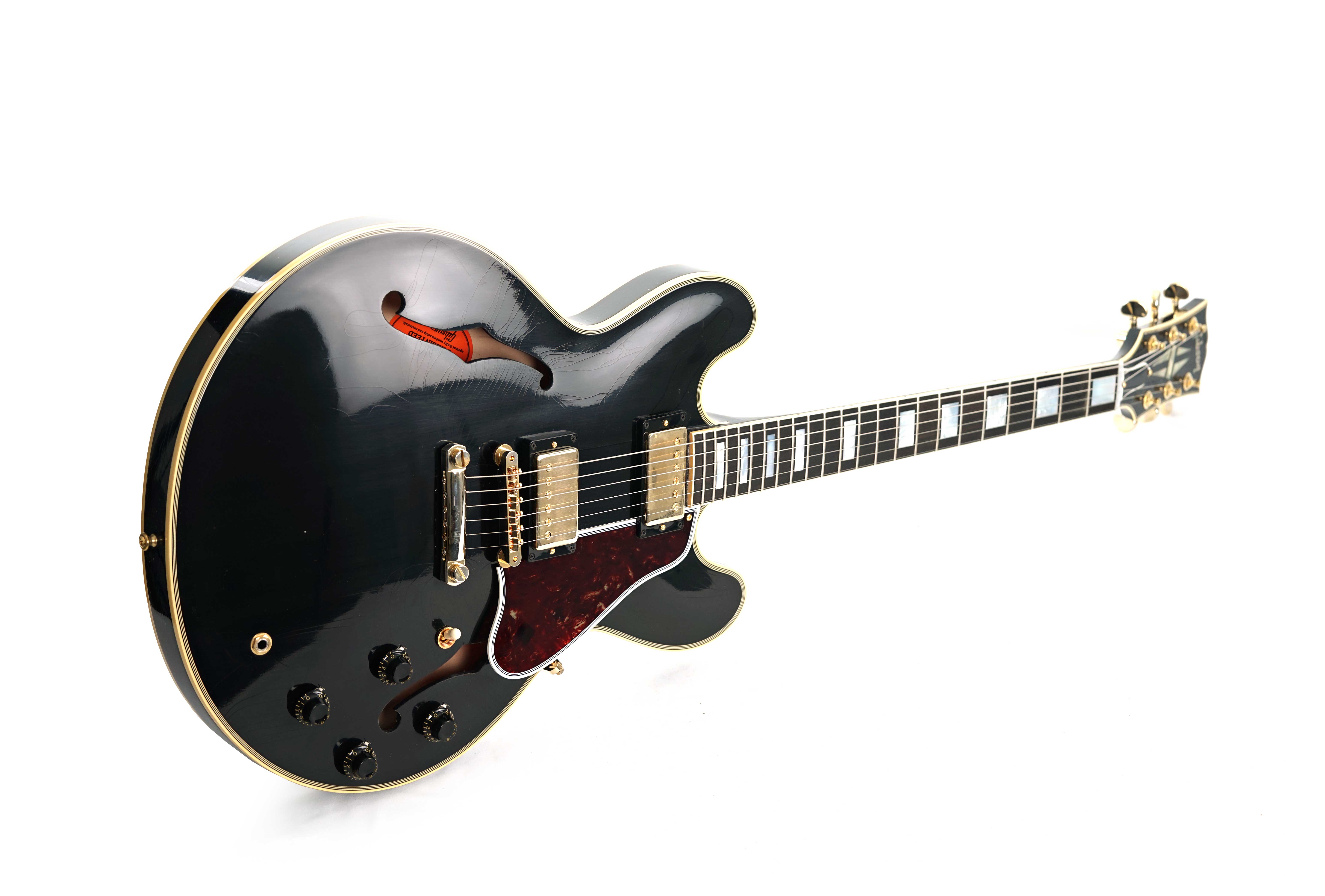 GUITARGUITAR Gibson Custom Shop Murphy Lab 1959 ES-355 Reissue Stop Bar Ultra Light Aged Ebony #A930033