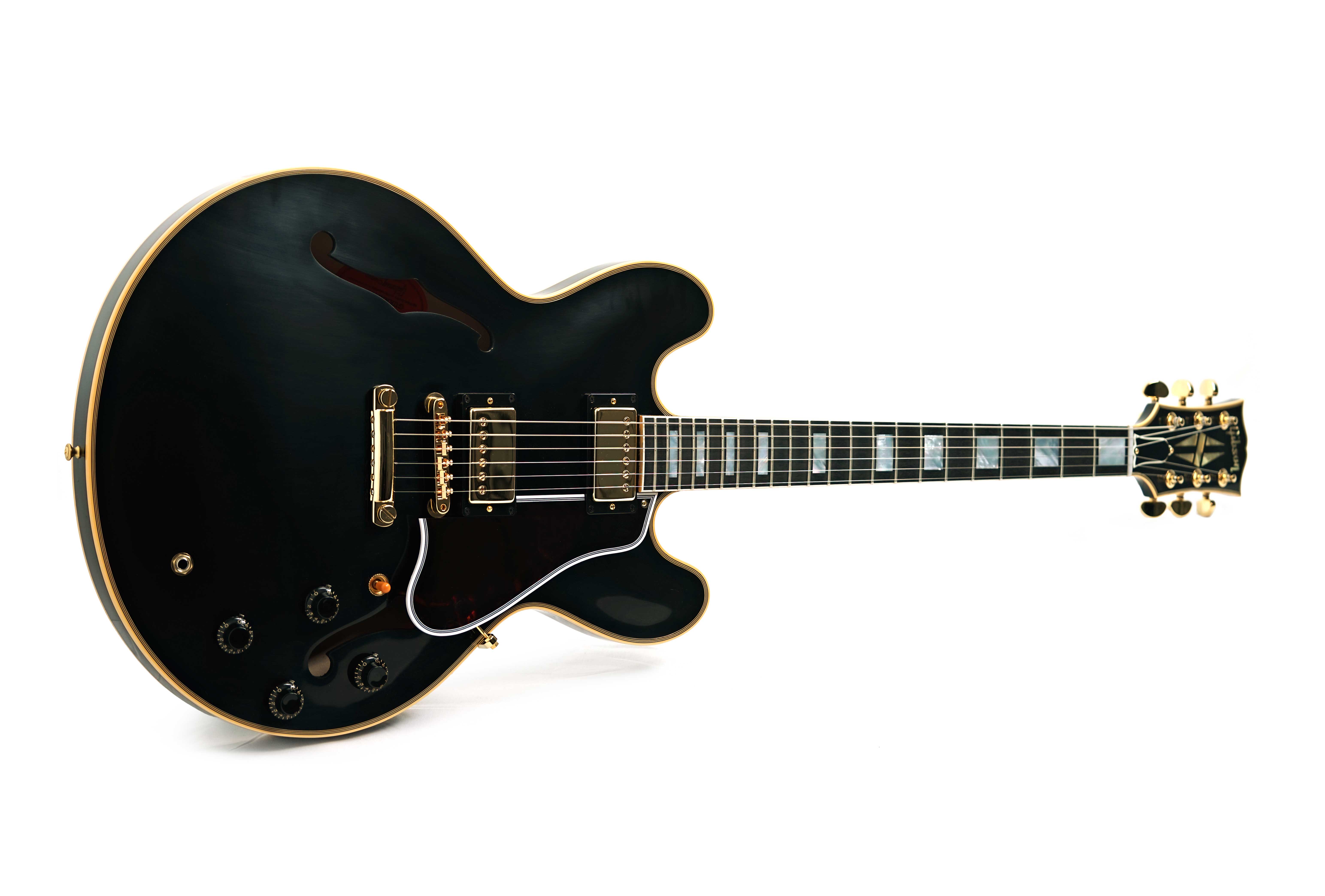 GUITARGUITAR Gibson Custom Shop 1959 ES-355 Reissue Stop Bar VOS Ebony #A950391