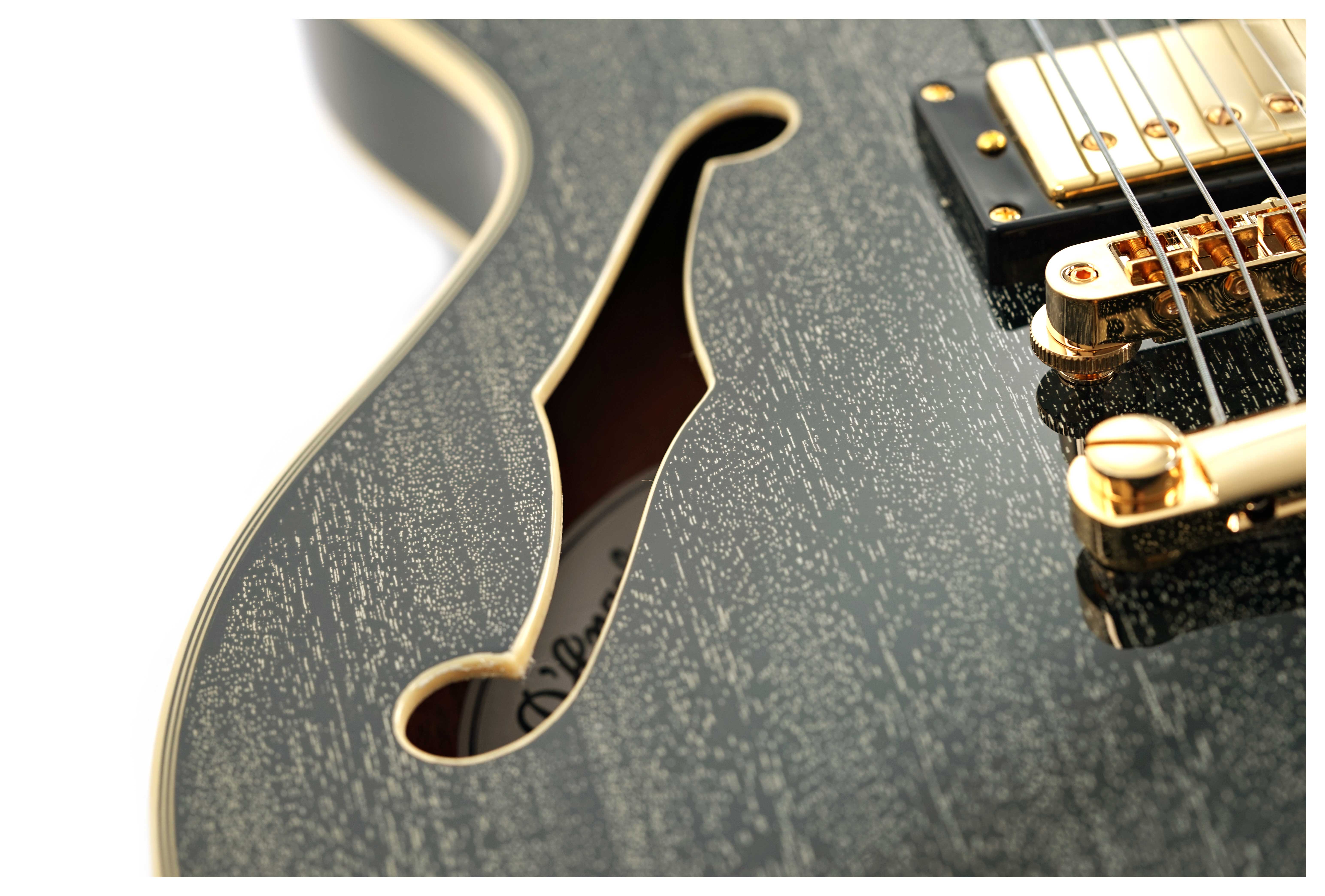 GUITARGUITAR D'Angelico Excel Mini DC Stop-Bar Black Dog