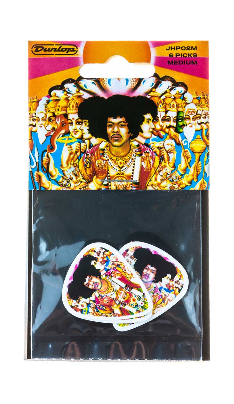 GUITARGUITAR Dunlop Jimi Hendrix Bold as Love - Players Pack 6 Plectrums