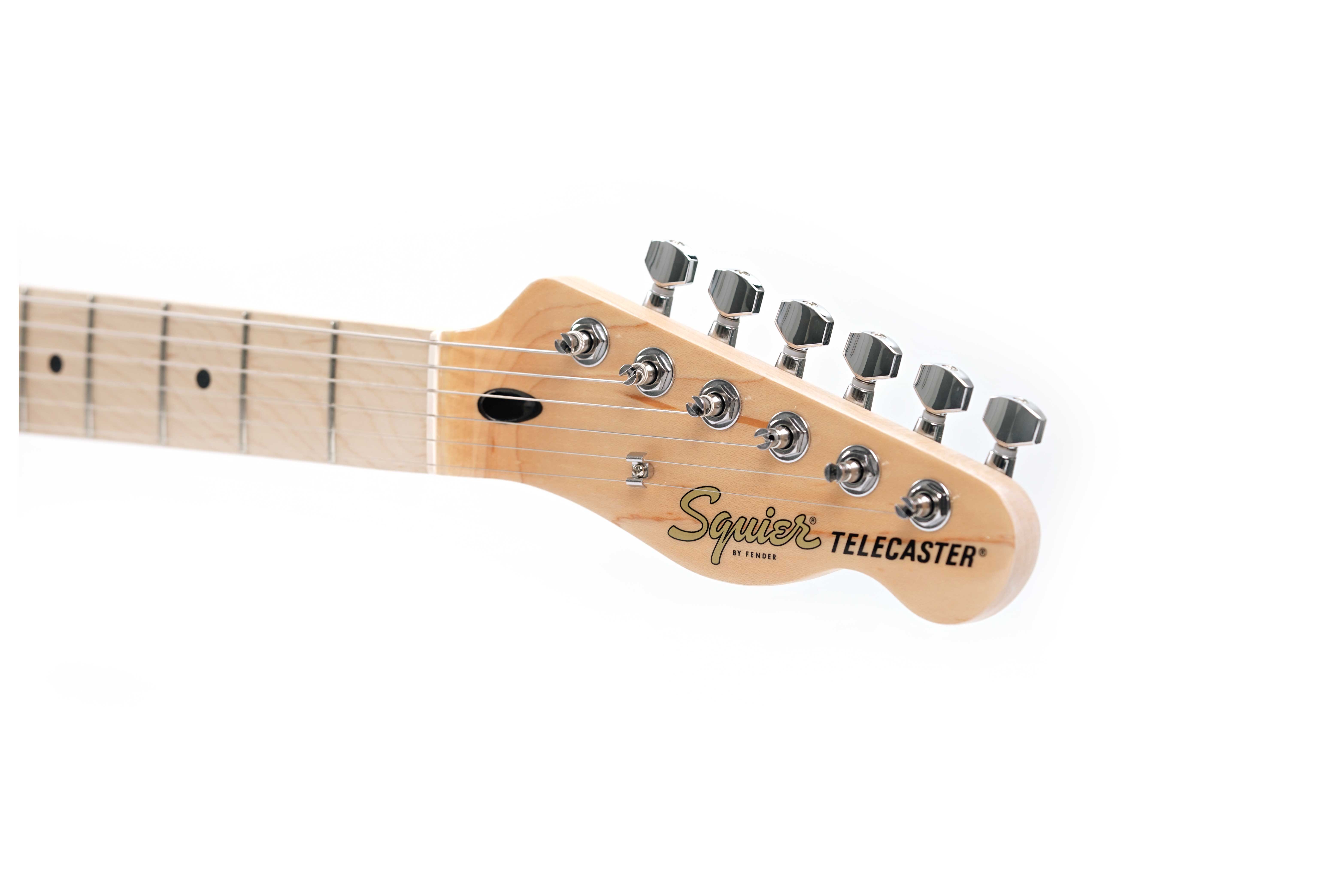 GUITARGUITAR Squier Affinity Series Telecaster FMT SH Black Pickguard Mocha Maple Fingerboard
