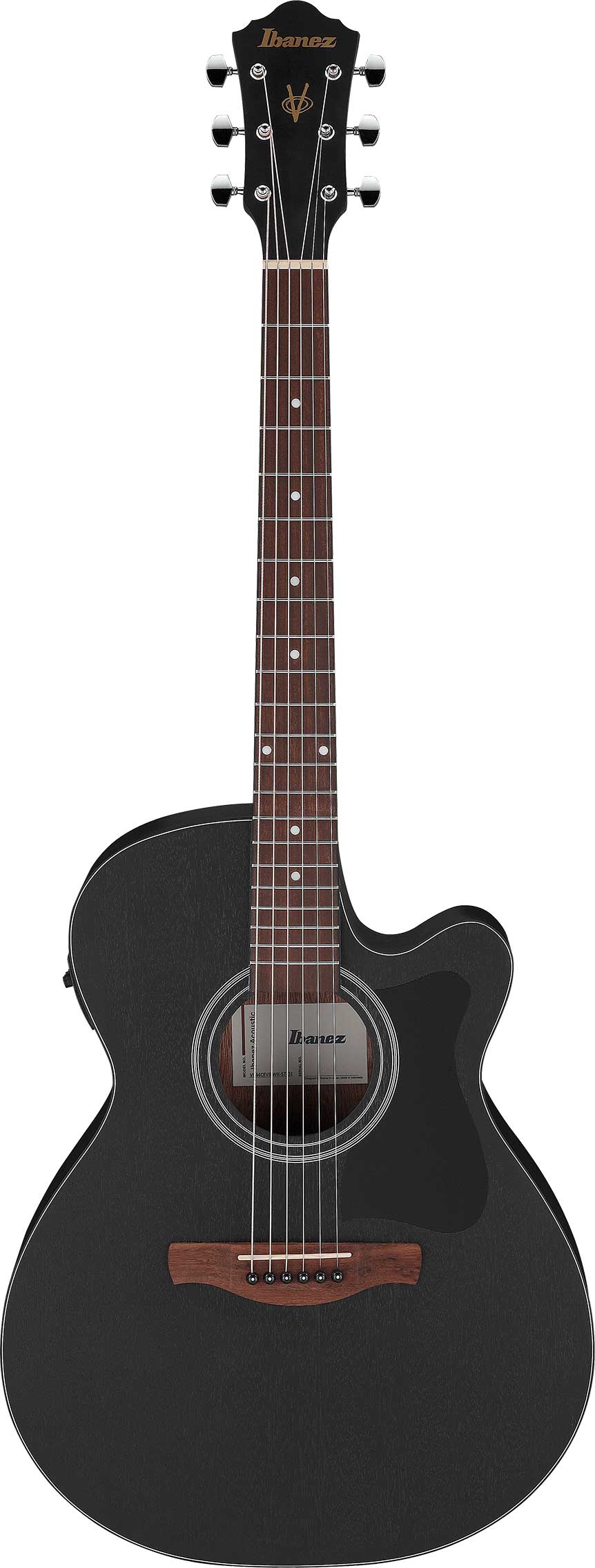 GUITARGUITAR Ibanez VC44CE Weathered Black Open Pore