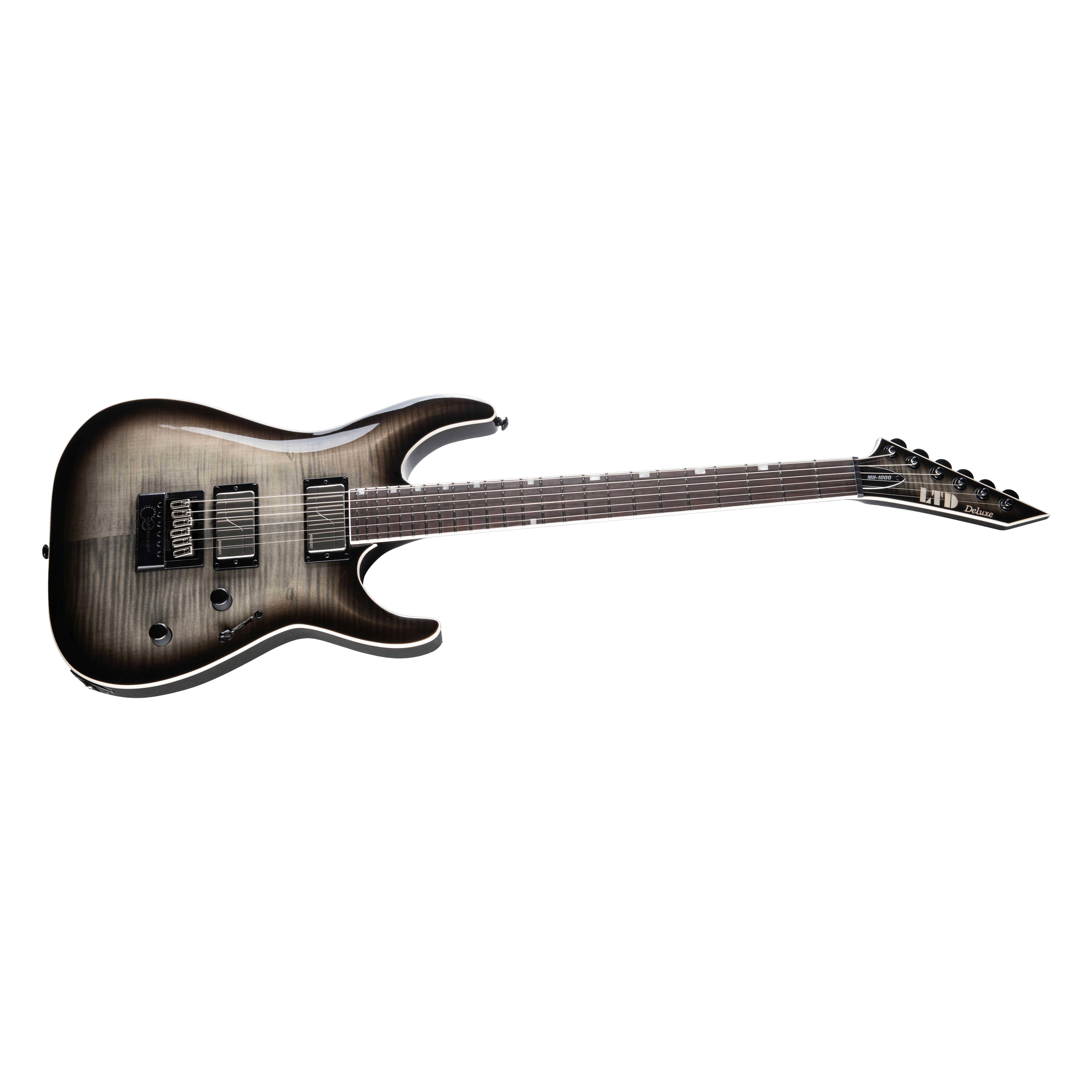 GUITARGUITAR ESP LTD MH-1000 Evertune FM Charcoal Burst