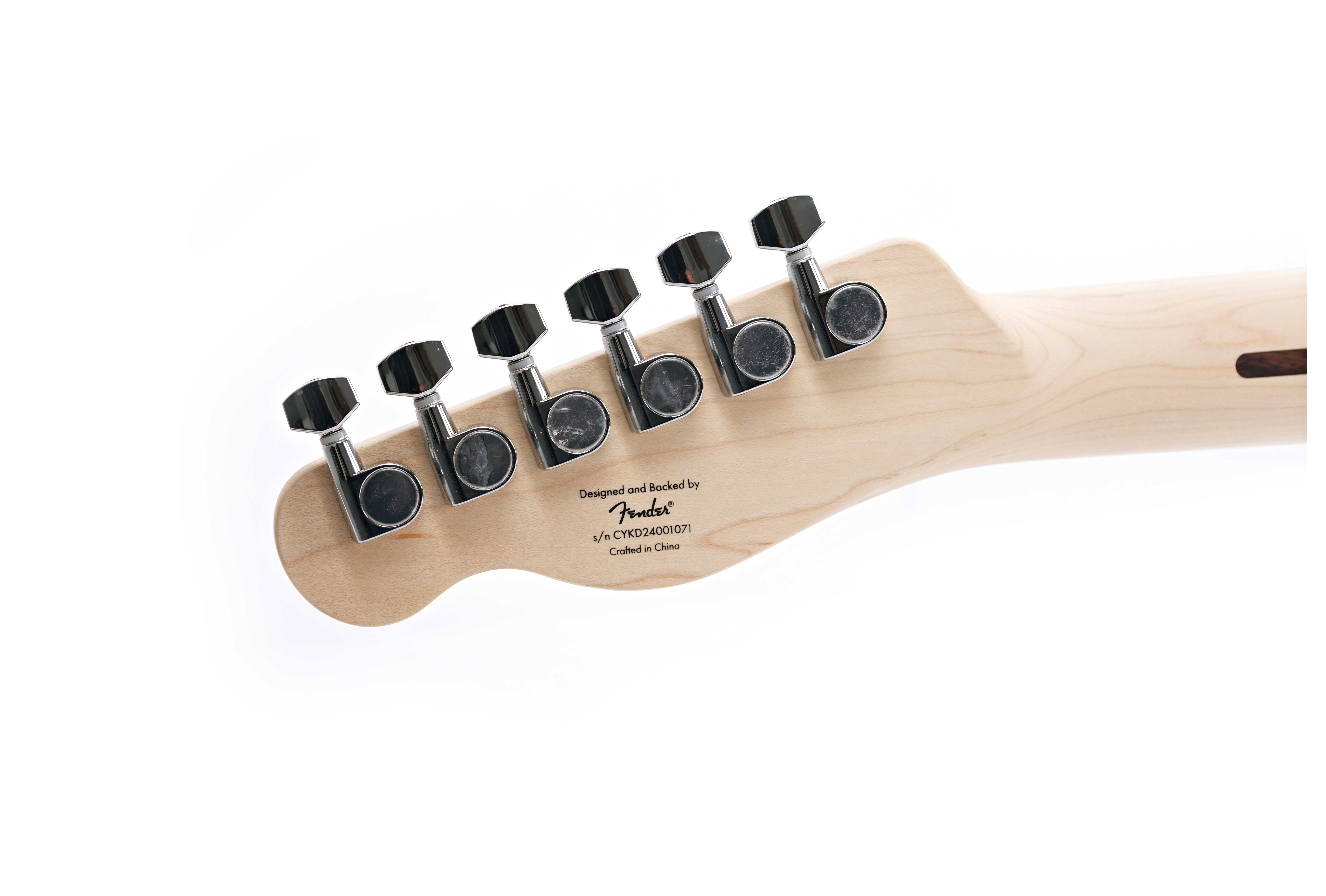 GUITARGUITAR Squier Affinity Series Telecaster Thinline White Pickguard 3-Colour Sunburst Maple Fingerboard