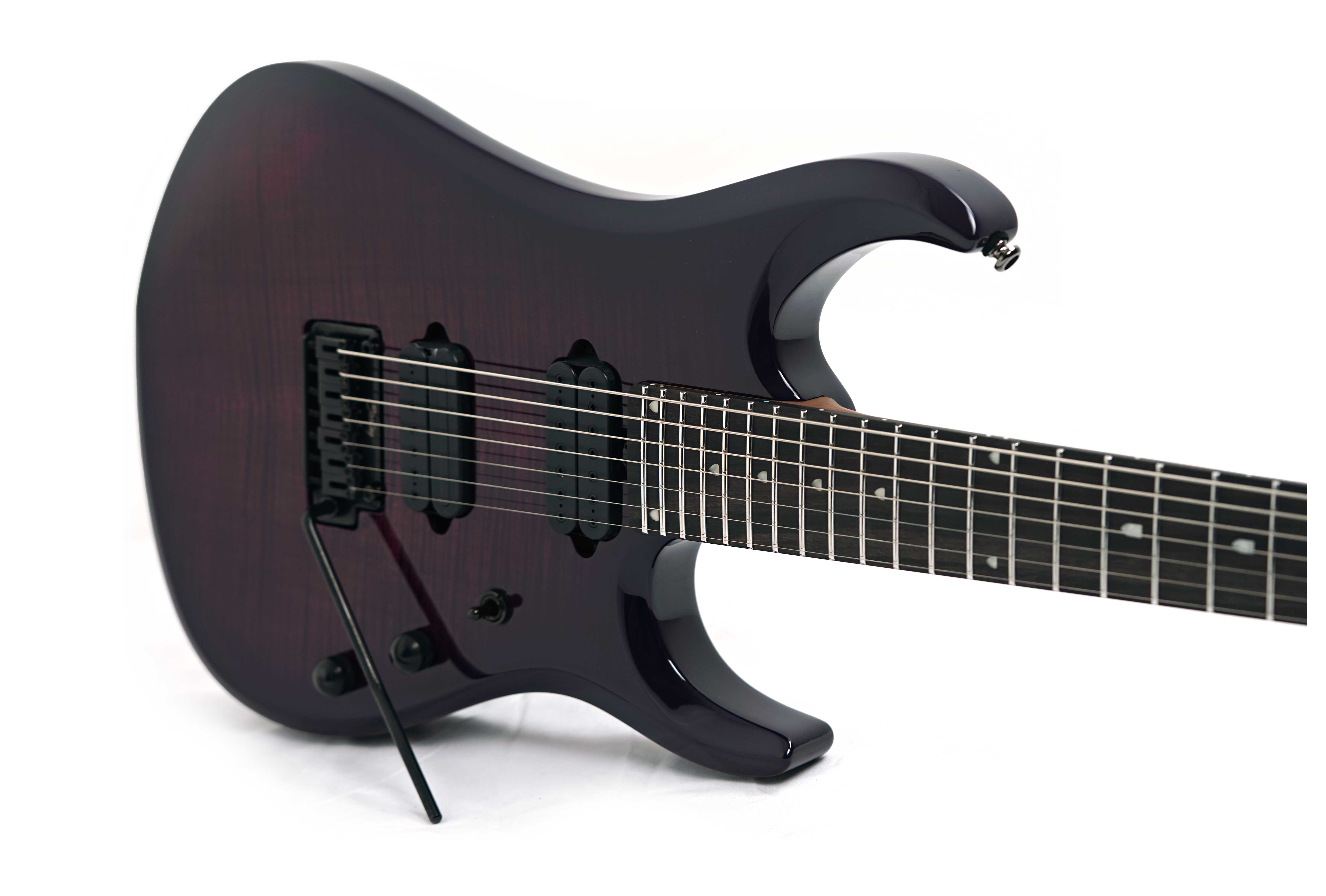 GUITARGUITAR Music Man Sterling John Petrucci JP157D Flame Maple Purple Nebula