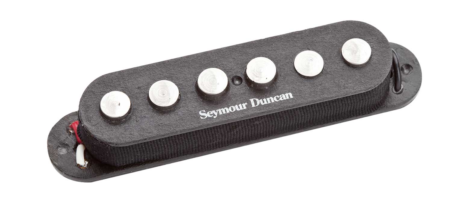 GUITARGUITAR Seymour Duncan Quarter Pound Staggered Strat RW/RP Middle Singlecoil Black