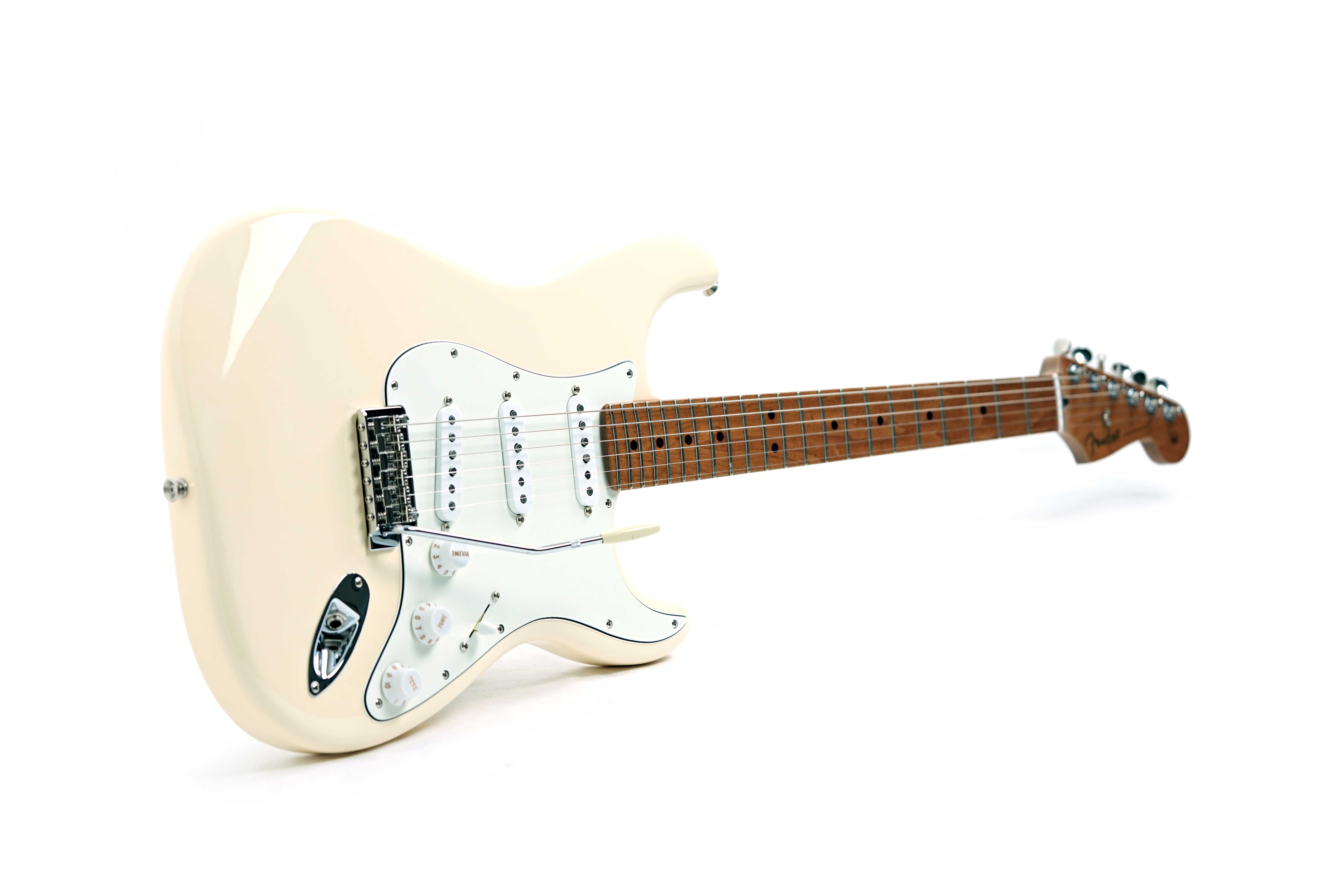 GUITARGUITAR Fender guitarguitar Exclusive Player II Stratocaster Roasted Maple Fingerboard Olympic White with Custom Shop Pickups