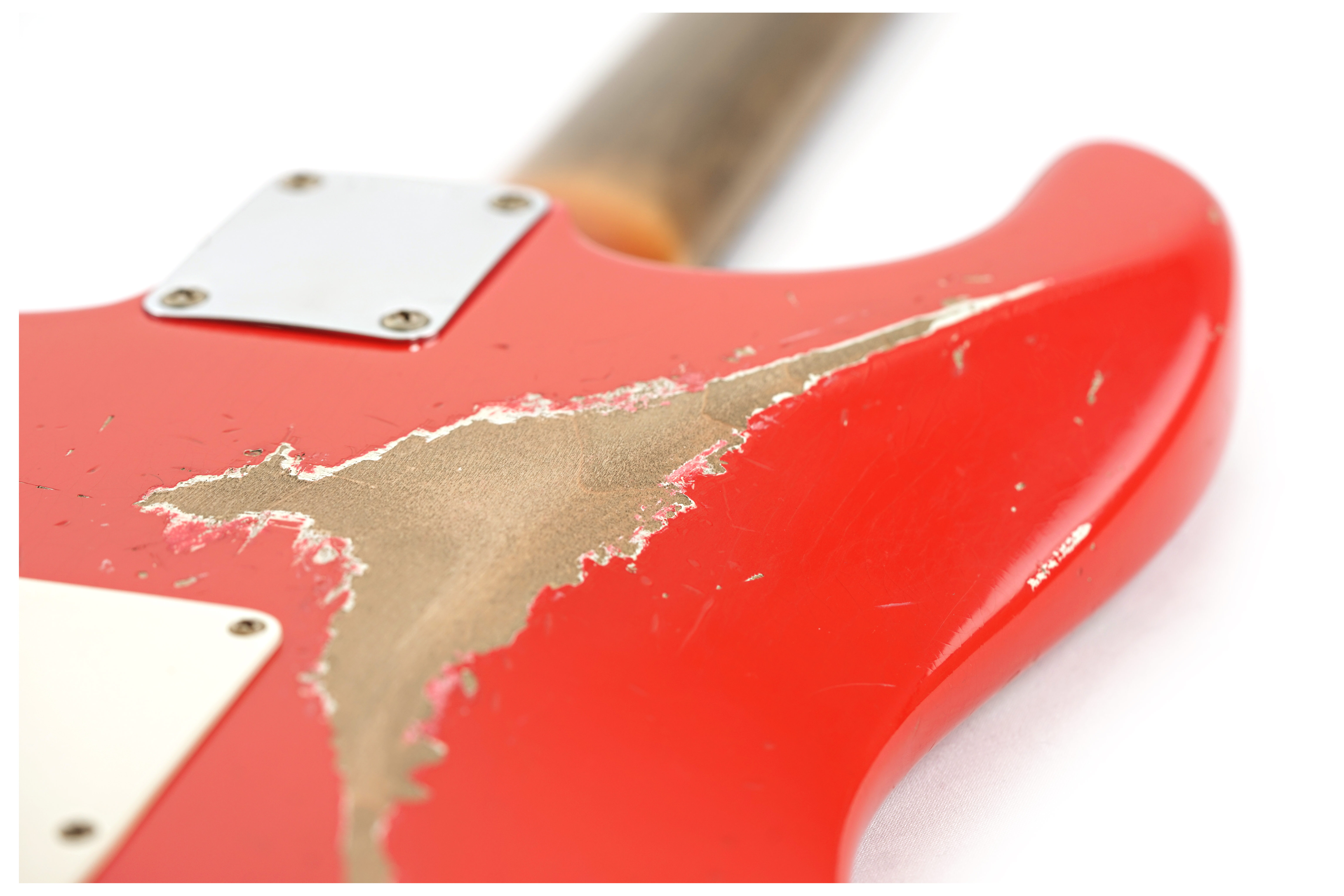 GUITARGUITAR Fender Custom Shop 61 Stratocaster Relic Fiesta Red Master Built by Levi Perry #R132225