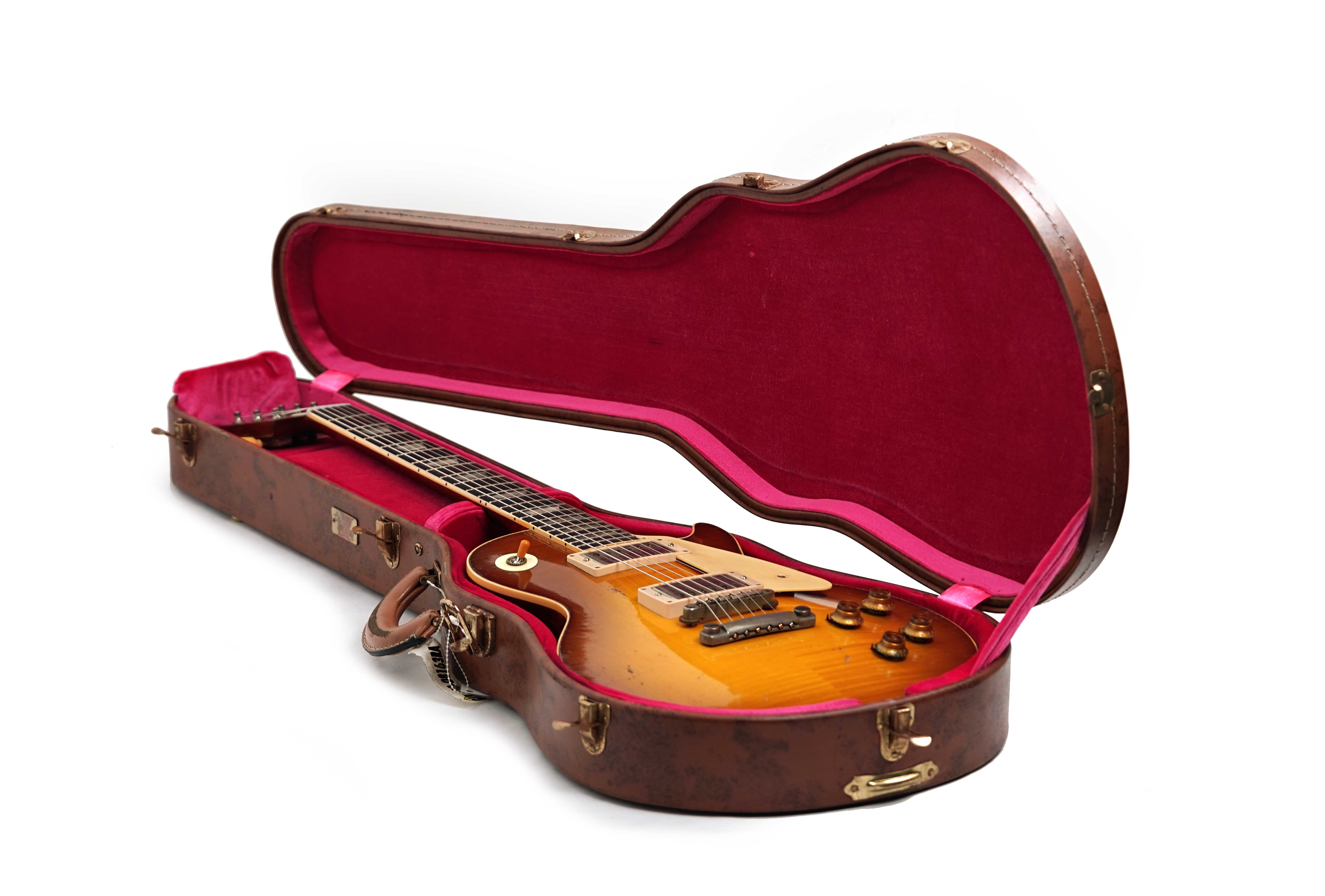 GUITARGUITAR Gibson Custom Shop Murphy Lab 1959 Les Paul Standard Reissue Heavy Aged Golden Poppy Burst #951703