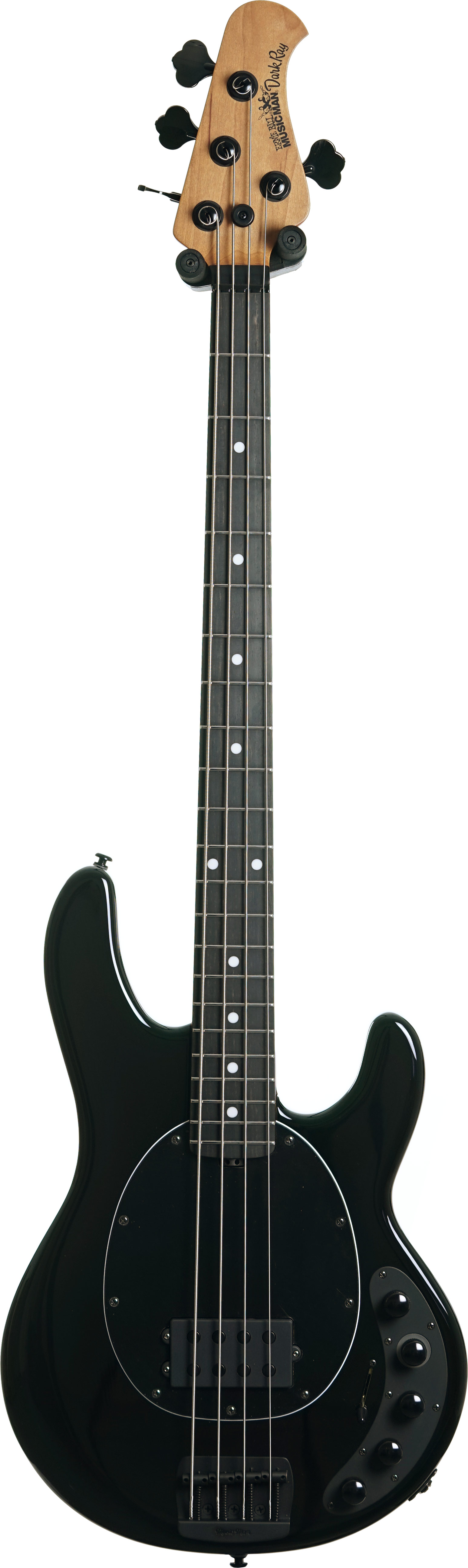 GUITARGUITAR Music Man DarkRay 4 Obisidian Black Ebony Fingerboard
