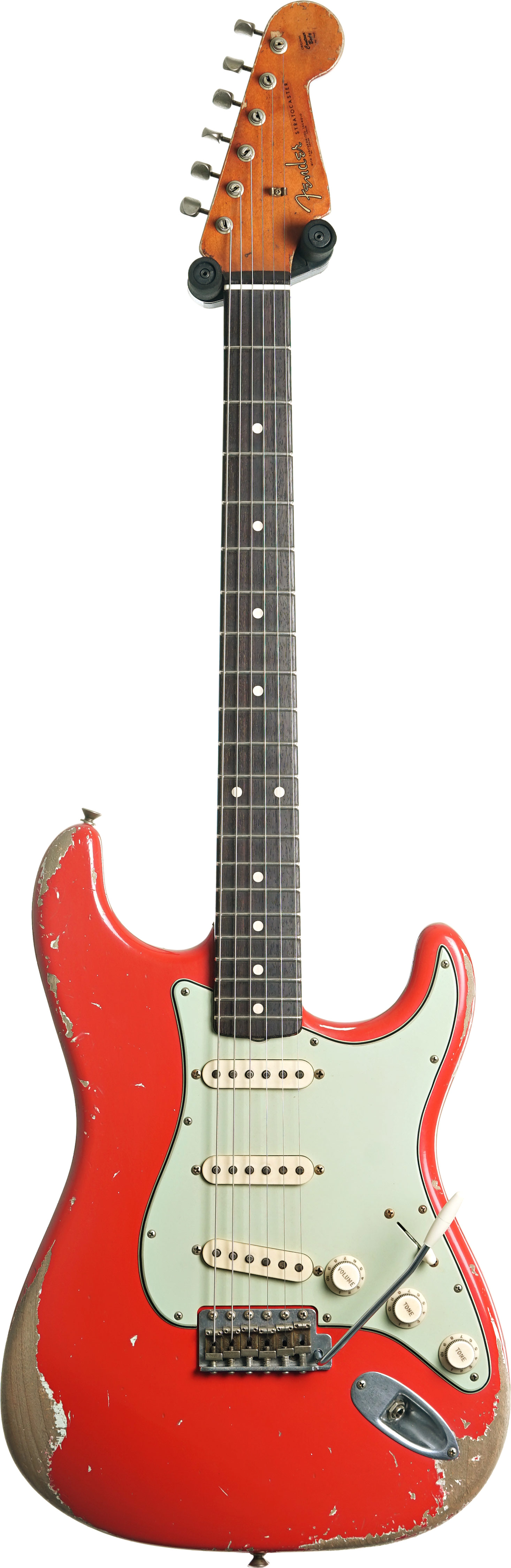 GUITARGUITAR Fender Custom Shop 61 Stratocaster Relic Fiesta Red Master Built by Levi Perry #R132225