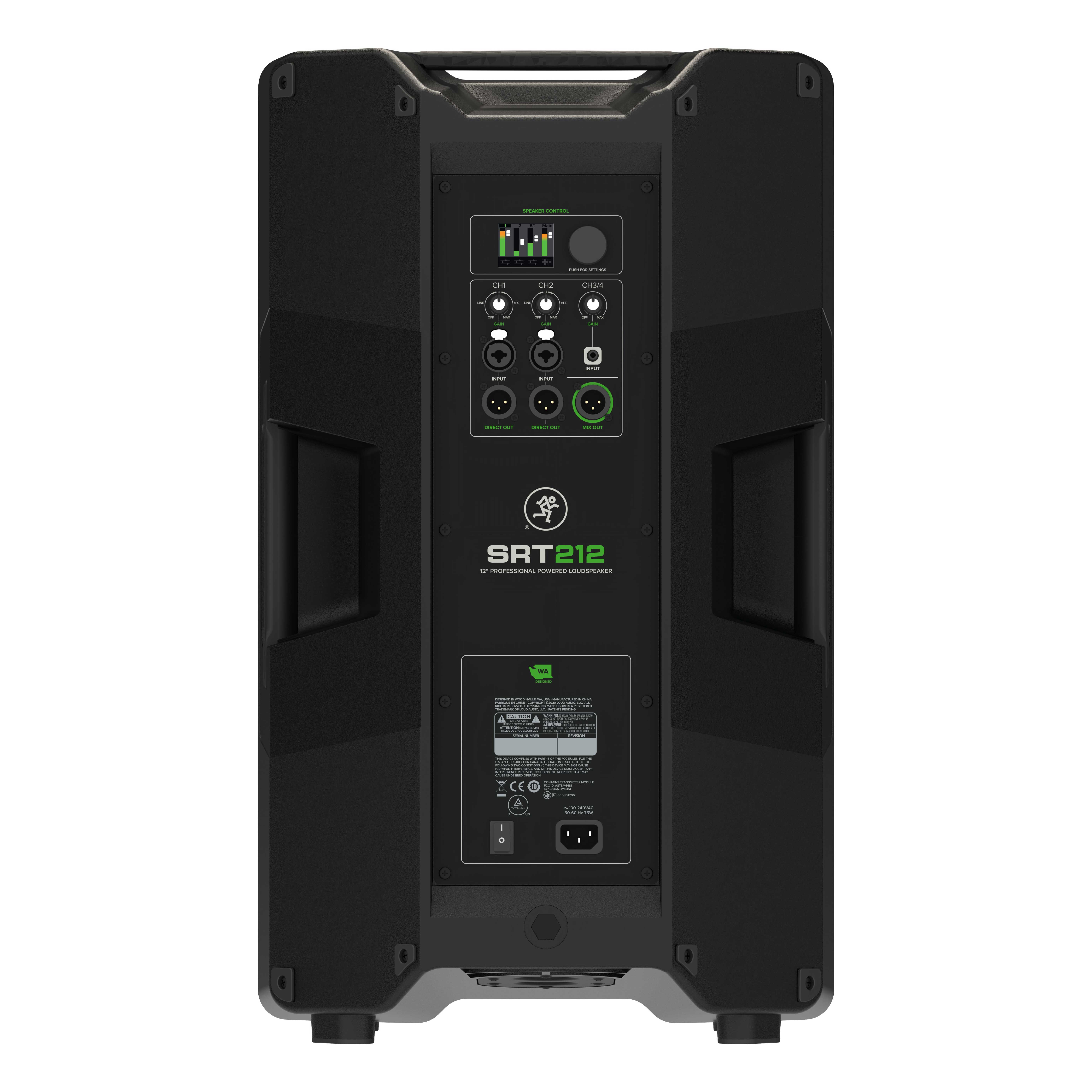 GUITARGUITAR Mackie SRT212 12 Inch 1600W Professional Powered Loudspeaker (Single)