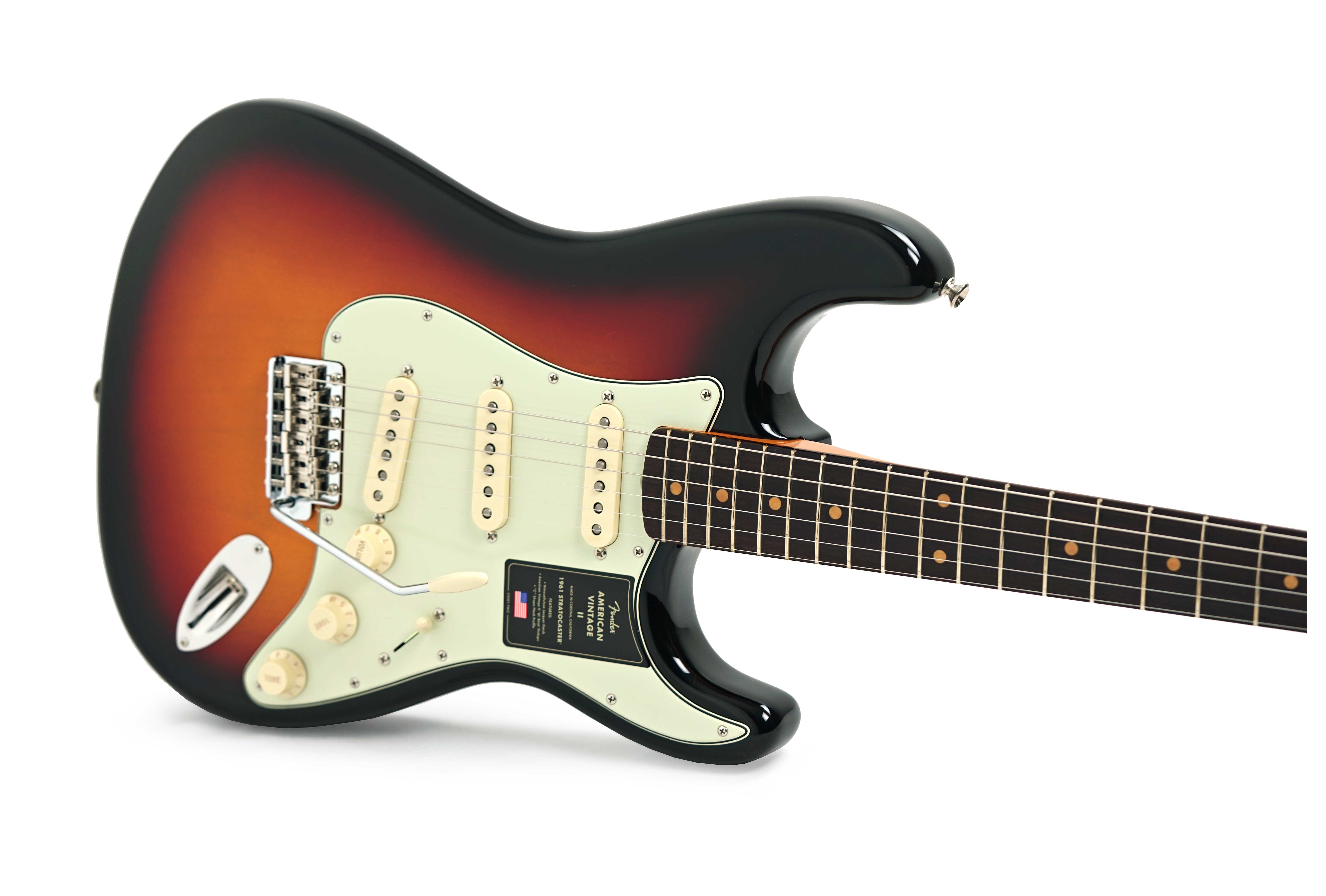 GUITARGUITAR Fender American Vintage II 61 Stratocaster Rosewood Fingerboard 3 Colour Sunburst #V2563780