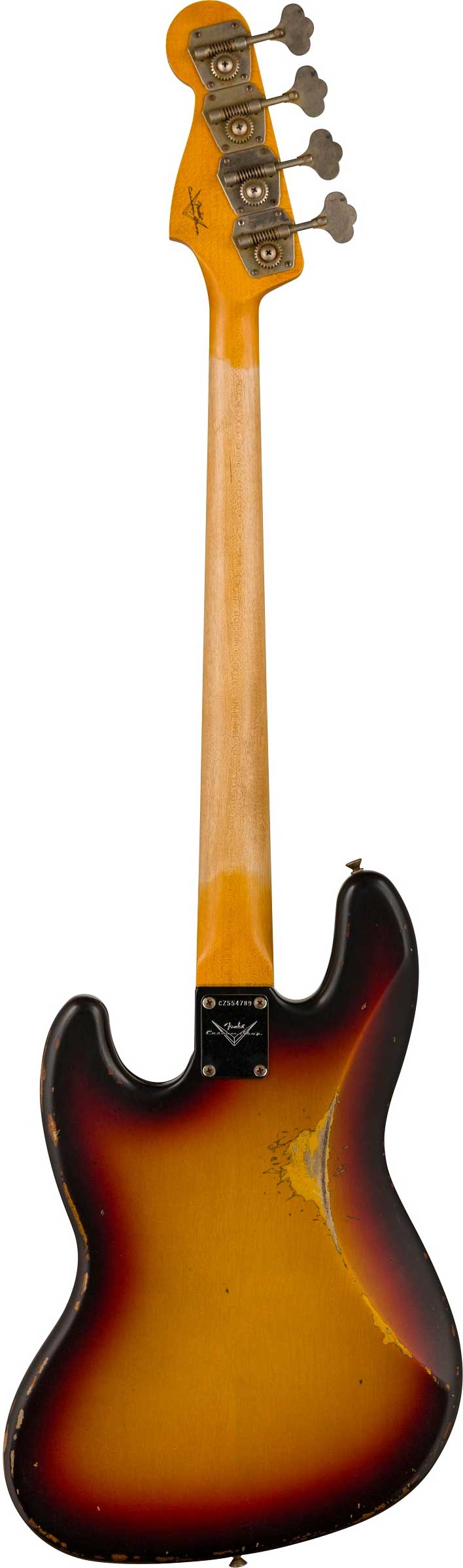 GUITARGUITAR Fender Custom Shop 62 Jazz Bass Relic 3-Colour Sunburst