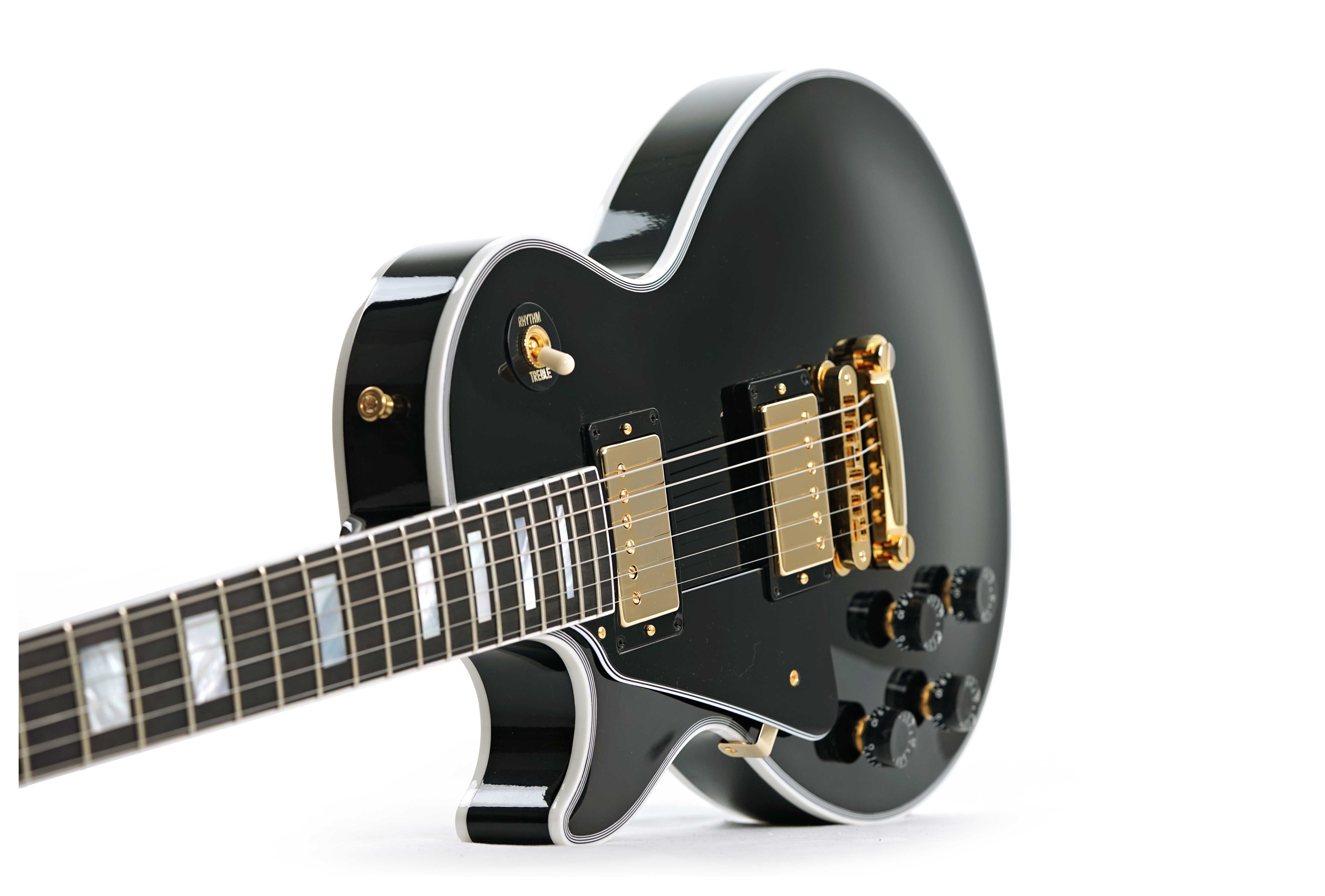 GUITARGUITAR Gibson Custom Shop Les Paul Custom Ebony Fingerboard Gloss Left Handed #CS500304