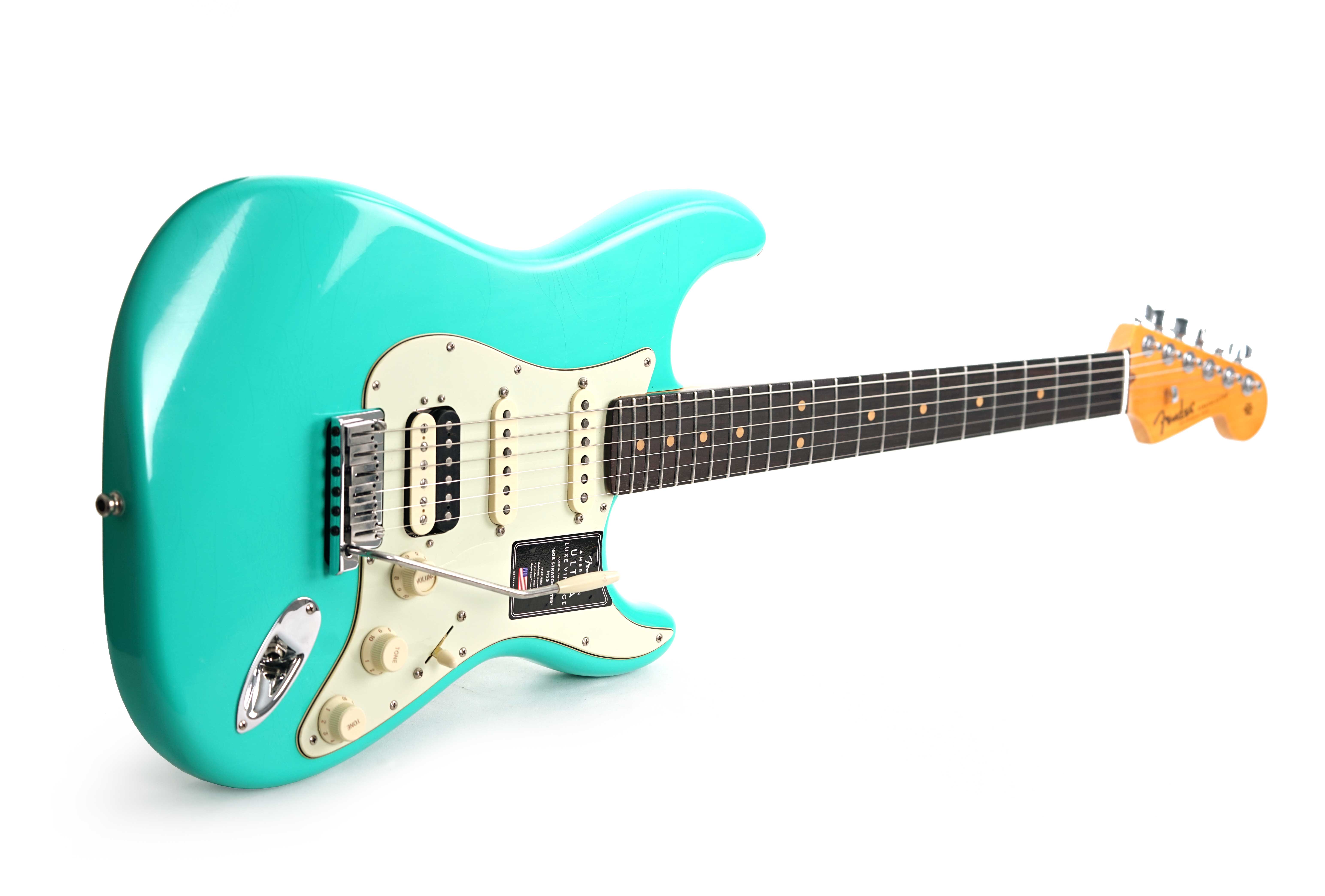 GUITARGUITAR Fender Ultra Luxe Vintage 60s Stratocaster HSS Sea Foam Green #US25006440