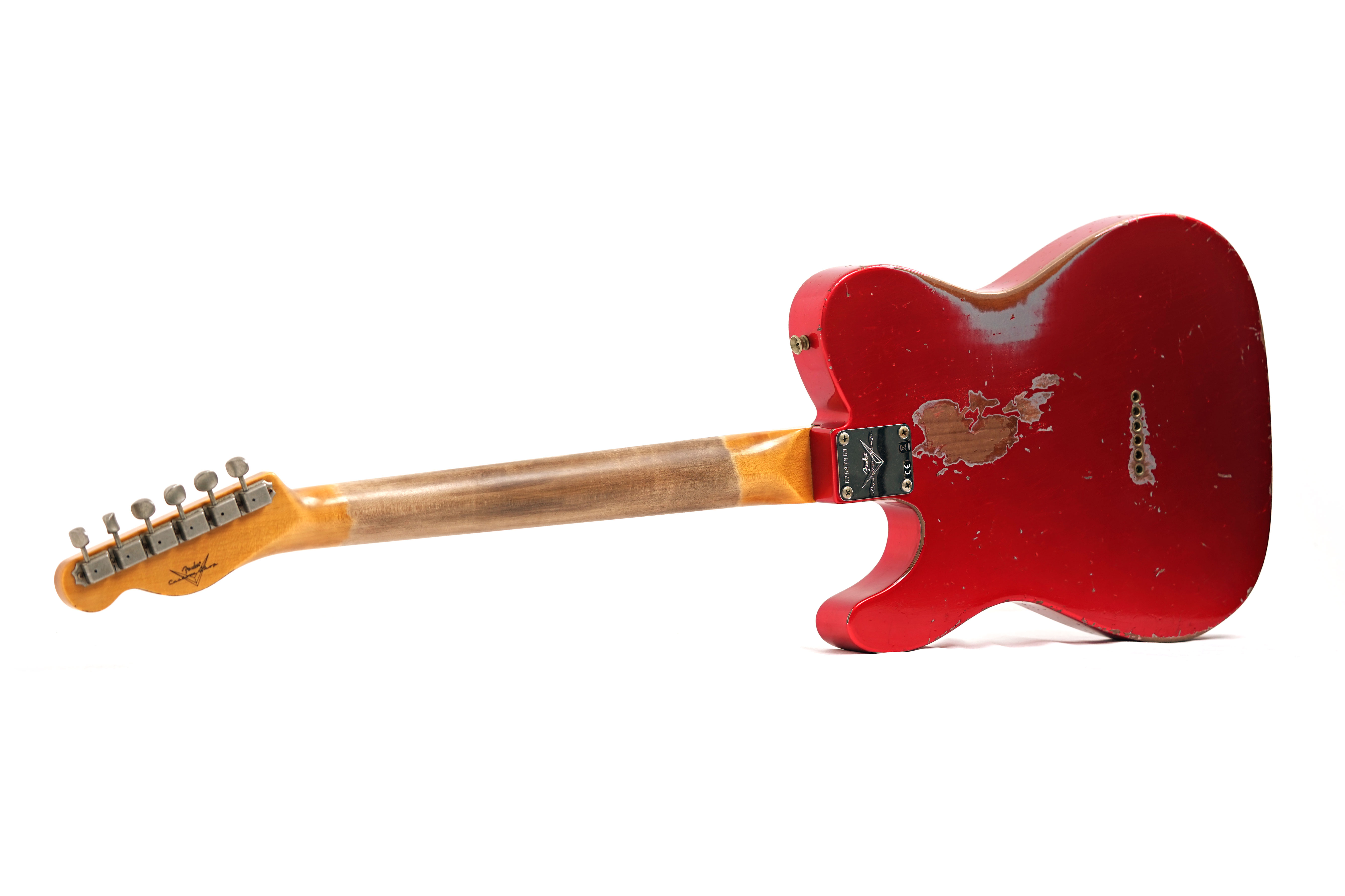 GUITARGUITAR Fender Custom Shop 1961 Telecaster Heavy Relic Faded Aged Candy Apple Red #CZ587863