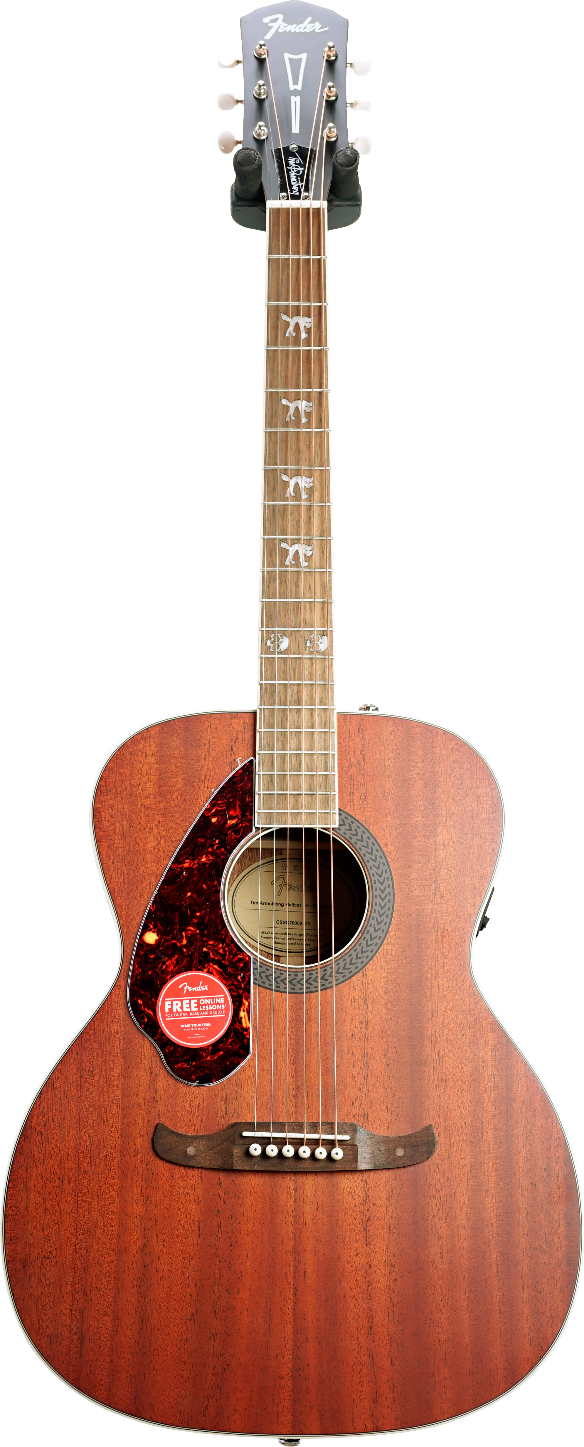 GUITARGUITAR Fender Tim Armstrong Hellcat Acoustic Left Handed Walnut Fingerboard
