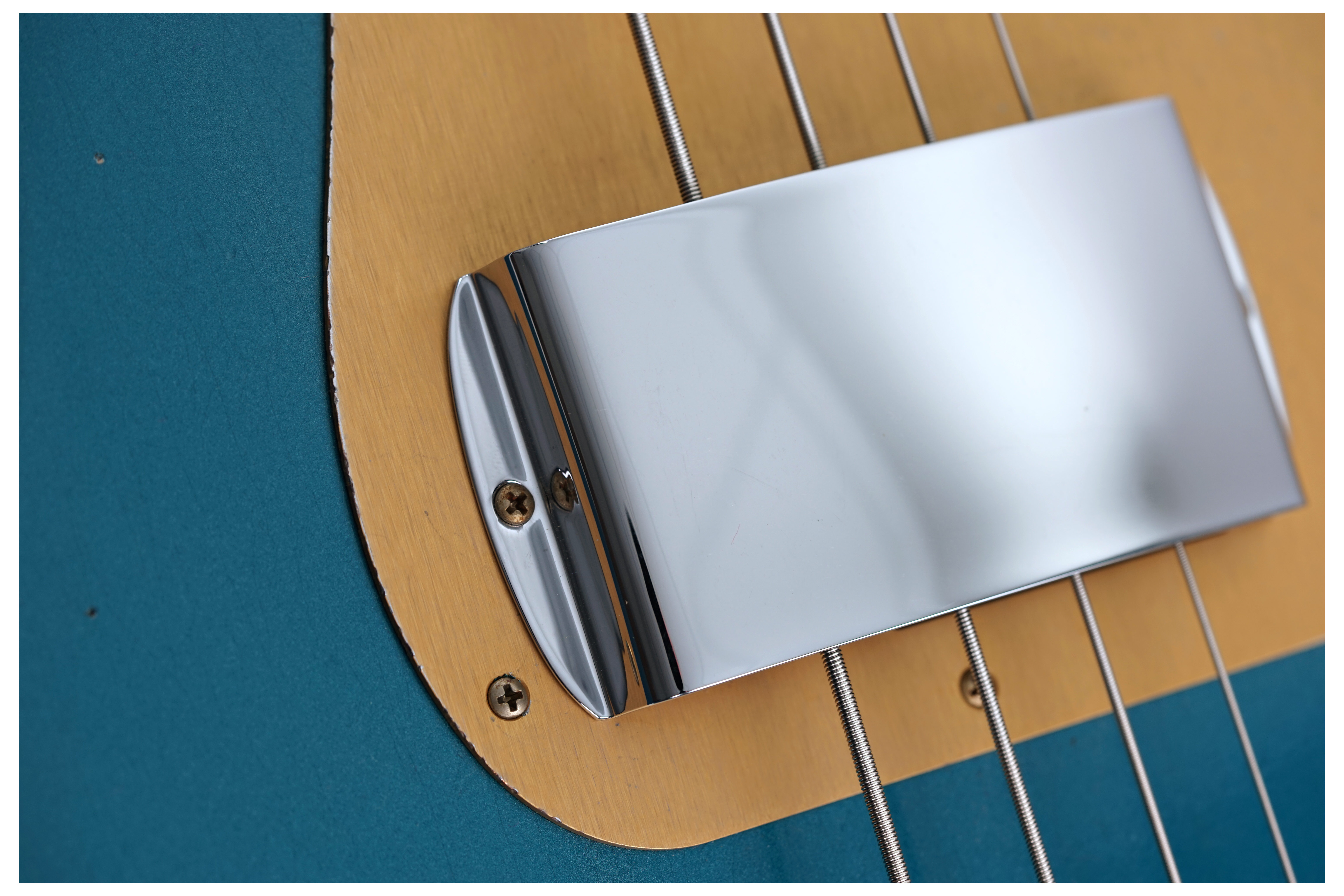 GUITARGUITAR Fender Custom Shop Precision Jazz Collection Bass Relic Ocean Turquoise #R143624