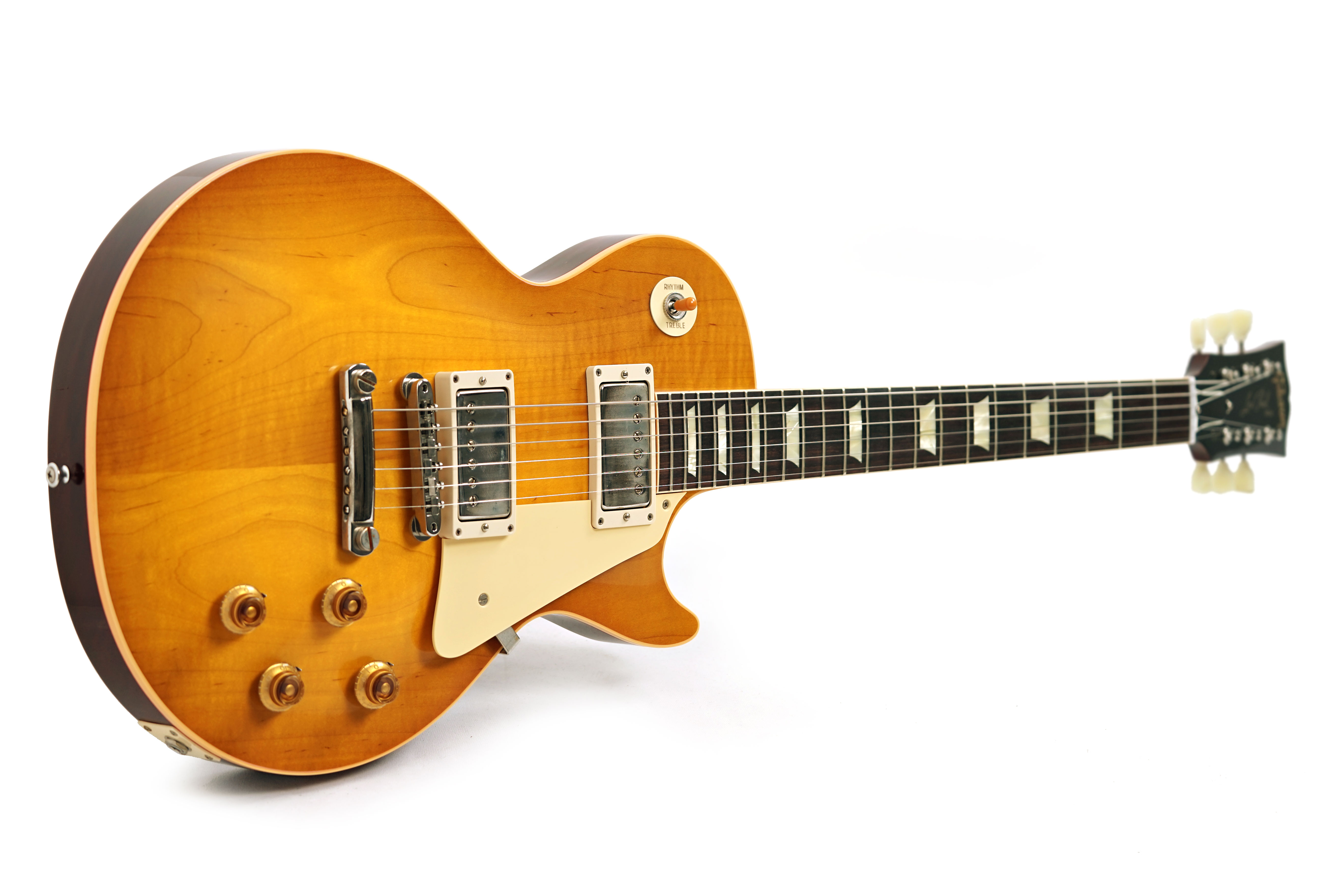 GUITARGUITAR Gibson Custom Shop 1958 Les Paul Standard Reissue Lemon Burst VOS #85513