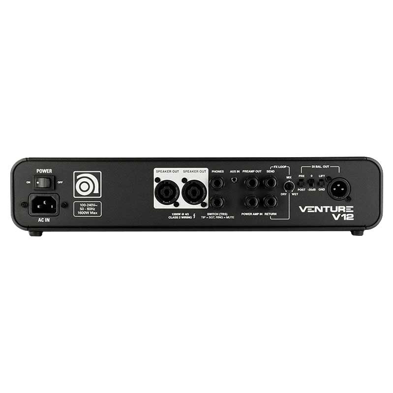 GUITARGUITAR Ampeg Venture V12 1200W Bass Solid State Amp Head