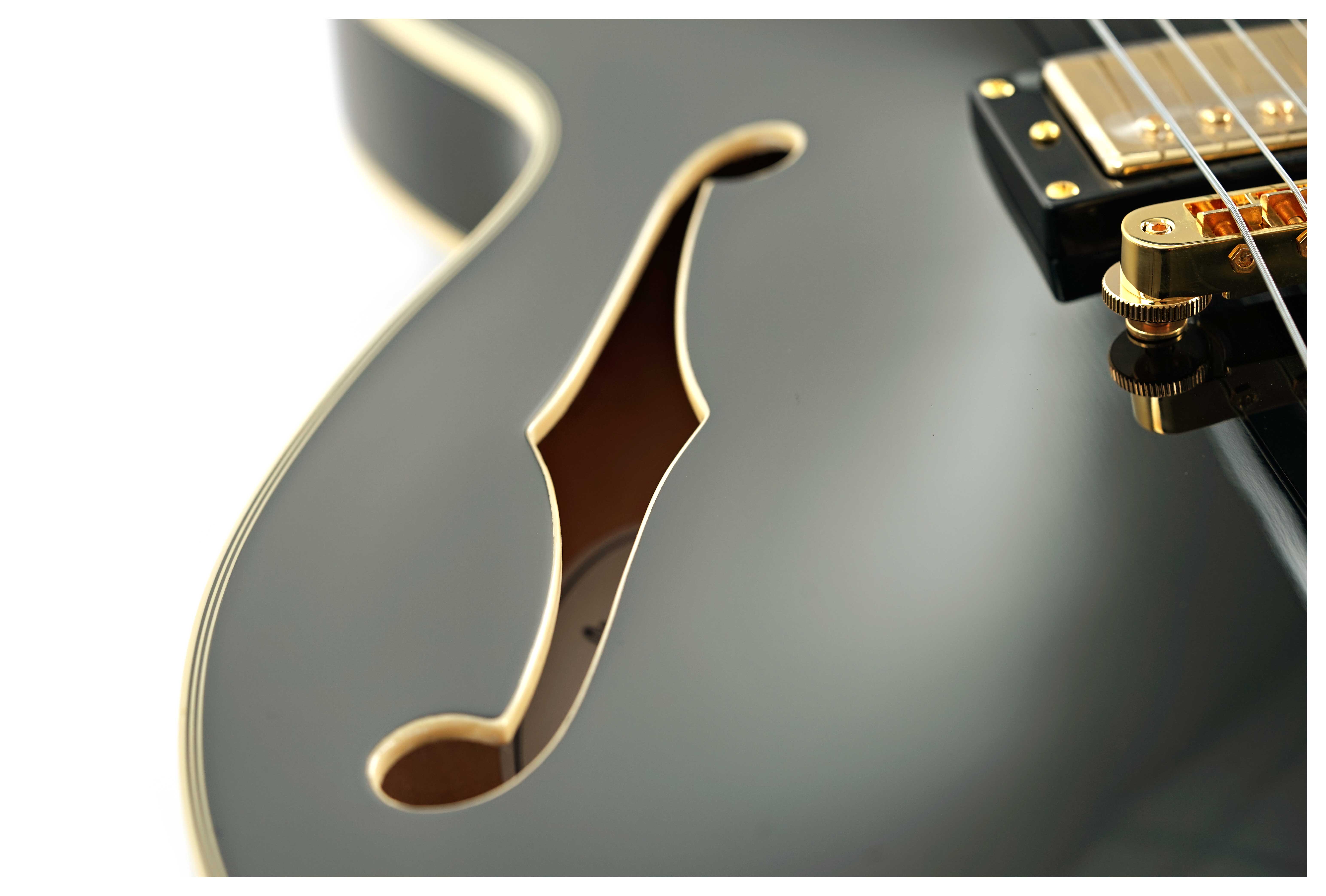 GUITARGUITAR D'Angelico Excel SS Stairstep Black