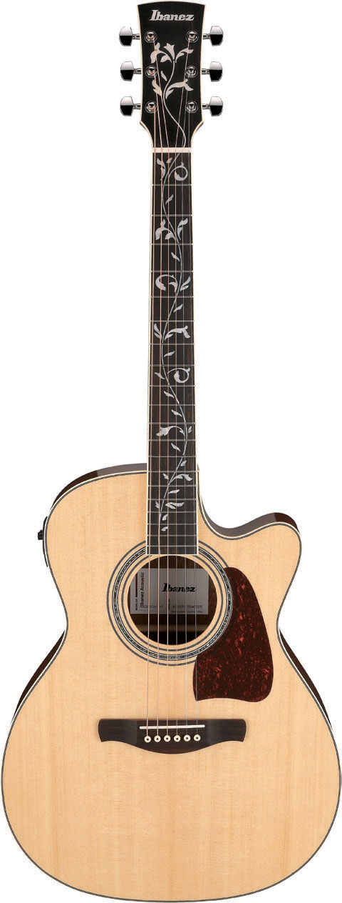 GUITARGUITAR Ibanez AC390CE Natural High Gloss