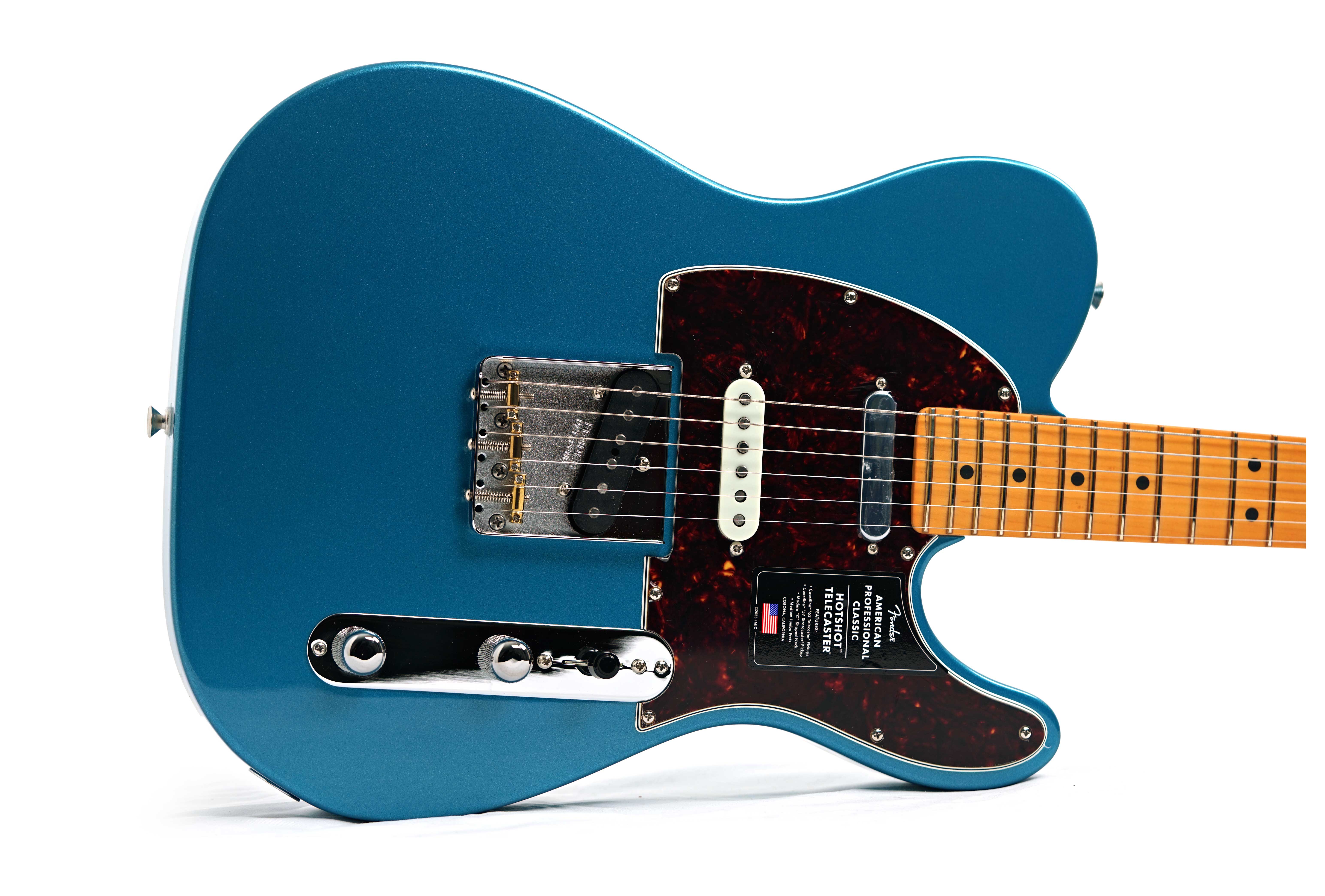 GUITARGUITAR Fender American Professional Classic Hotshot Telecaster SSS Faded Lake Placid Blue Maple Fingerboard #US25101882