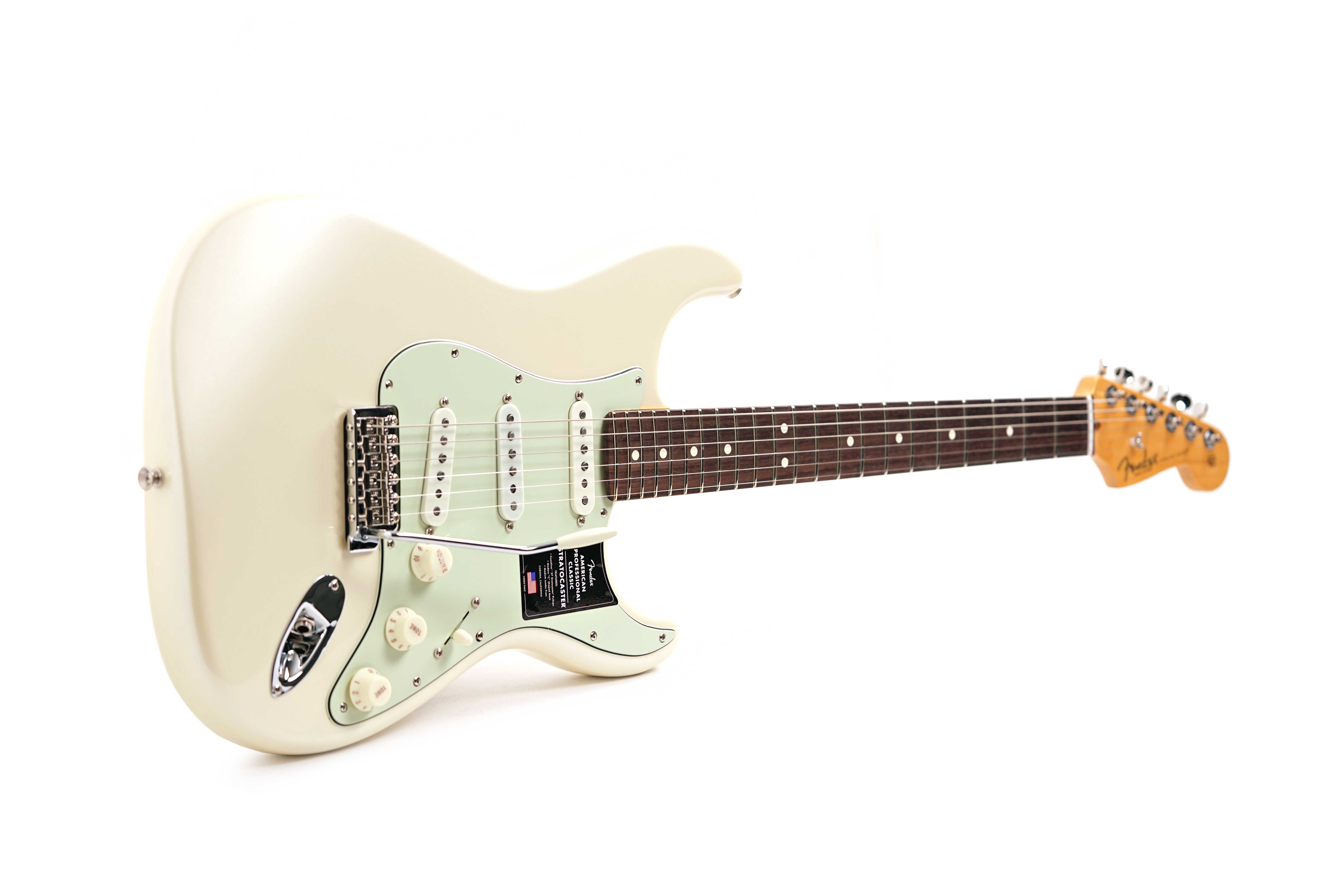 GUITARGUITAR Fender guitarguitar Exclusive American Professional Classic Stratocaster Rosewood Fingerboard Olympic White
