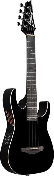 GUITARGUITAR Ibanez URGT100 Ibanez RG Ukulele Tenor Electro-Acoustic Black