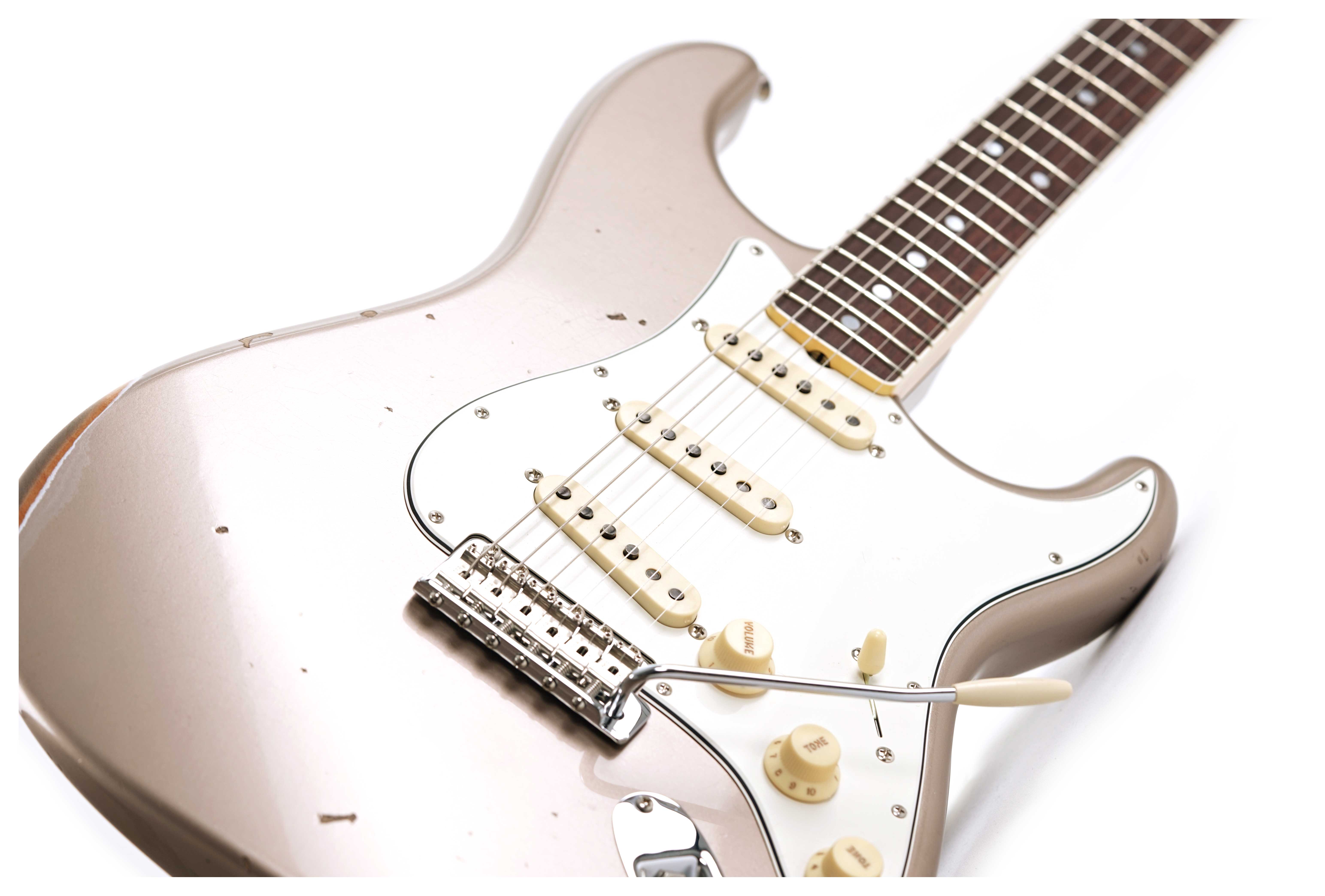 GUITARGUITAR Fender Custom Shop 1967 Stratocaster Relic Closet Classic Shoreline Gold #CZ578833