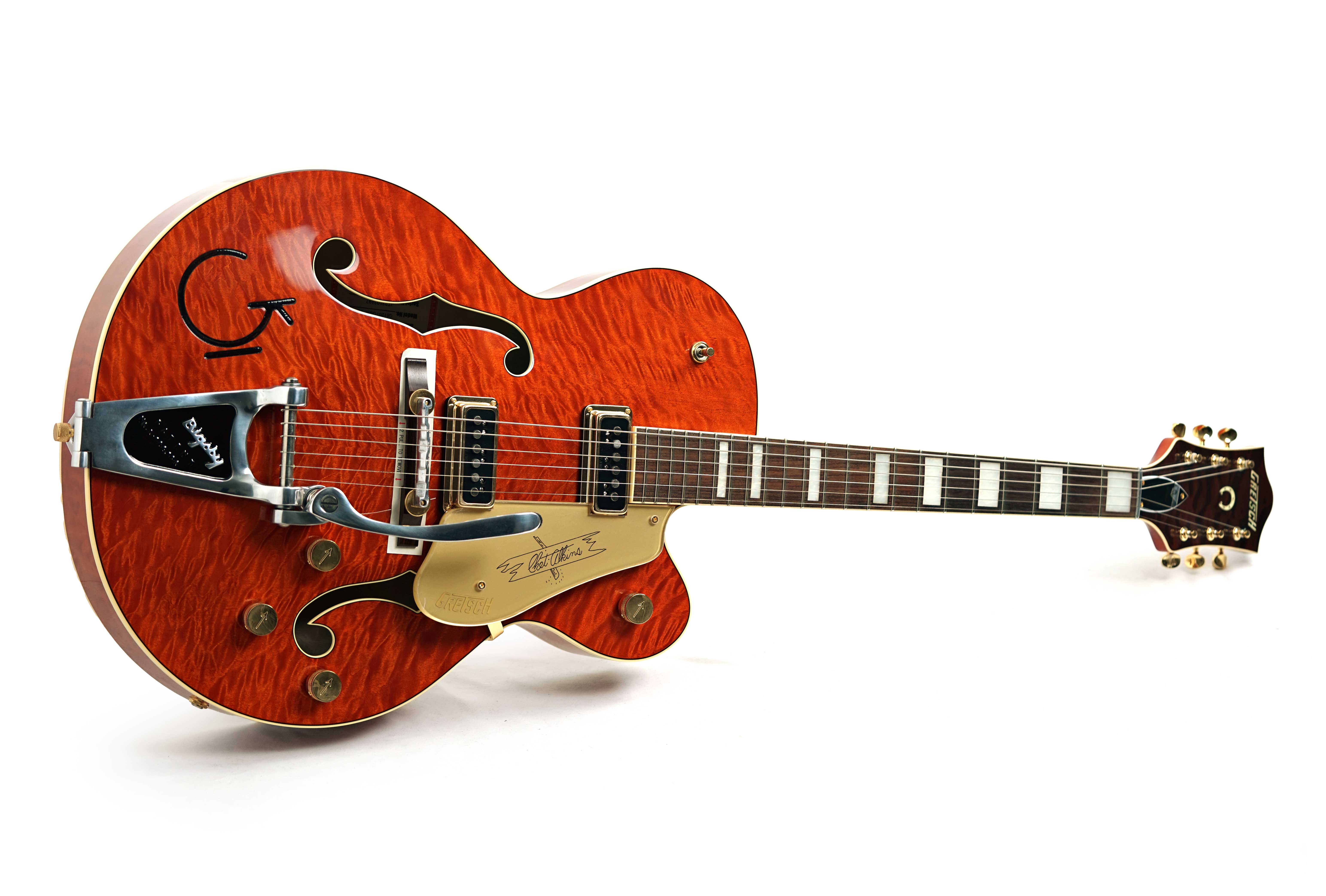 GUITARGUITAR Gretsch G6120TGQM-56 Limited Edition Chet Round Up Orange #JT23103897